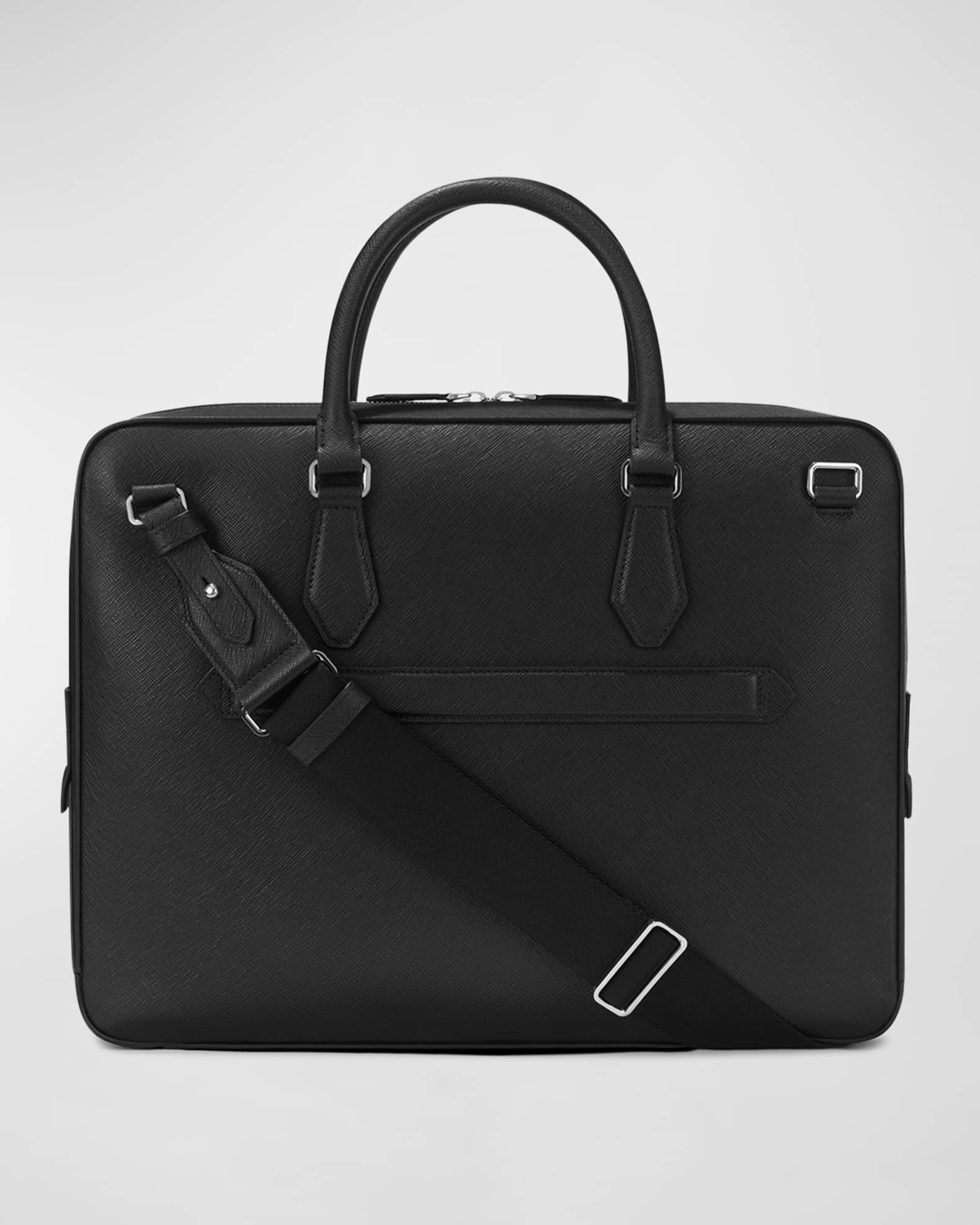 Montblanc Men's Sartorial Medium Document Briefcase Neiman Marcus