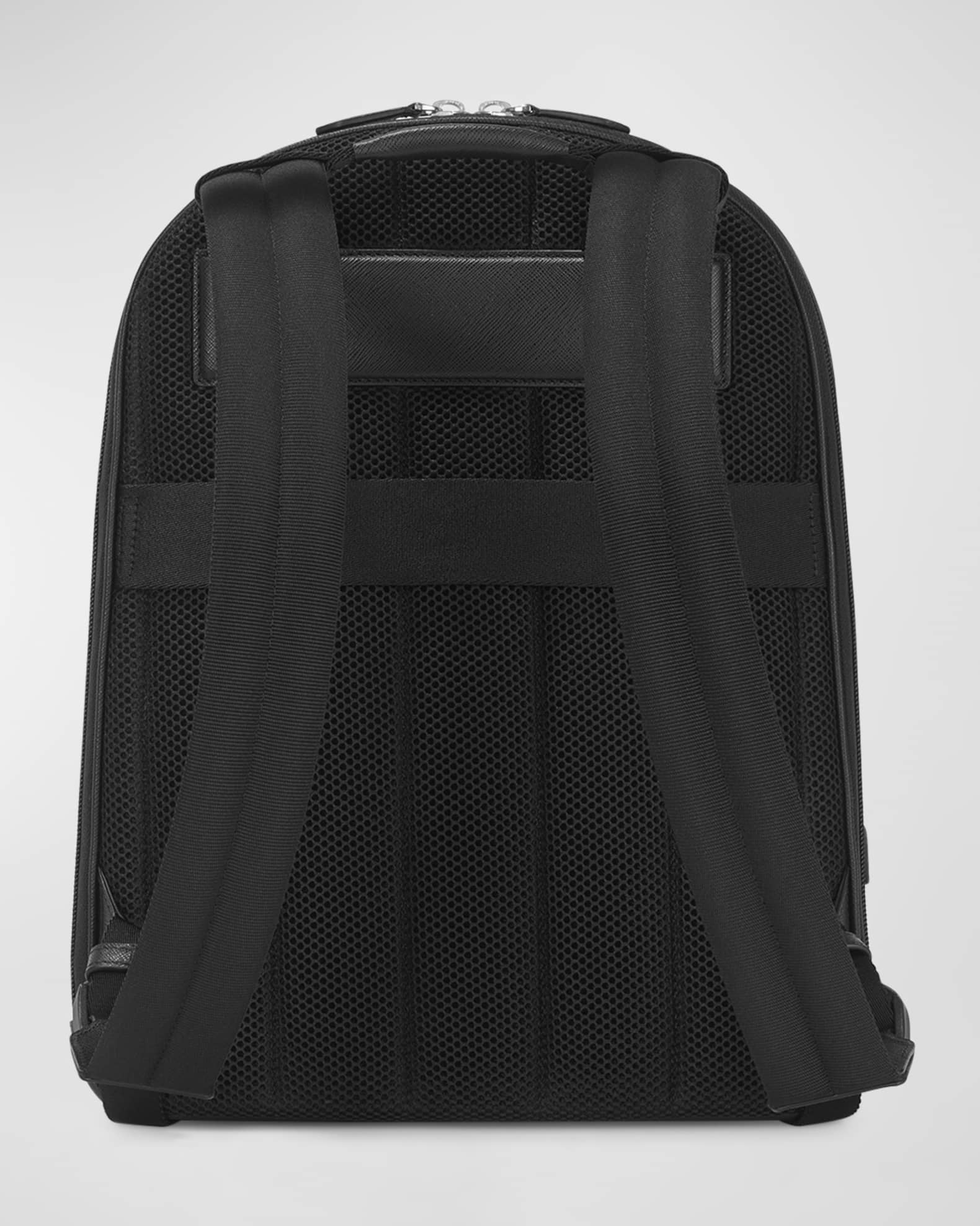 Montblanc Men s Sartorial Leather Backpack Neiman Marcus