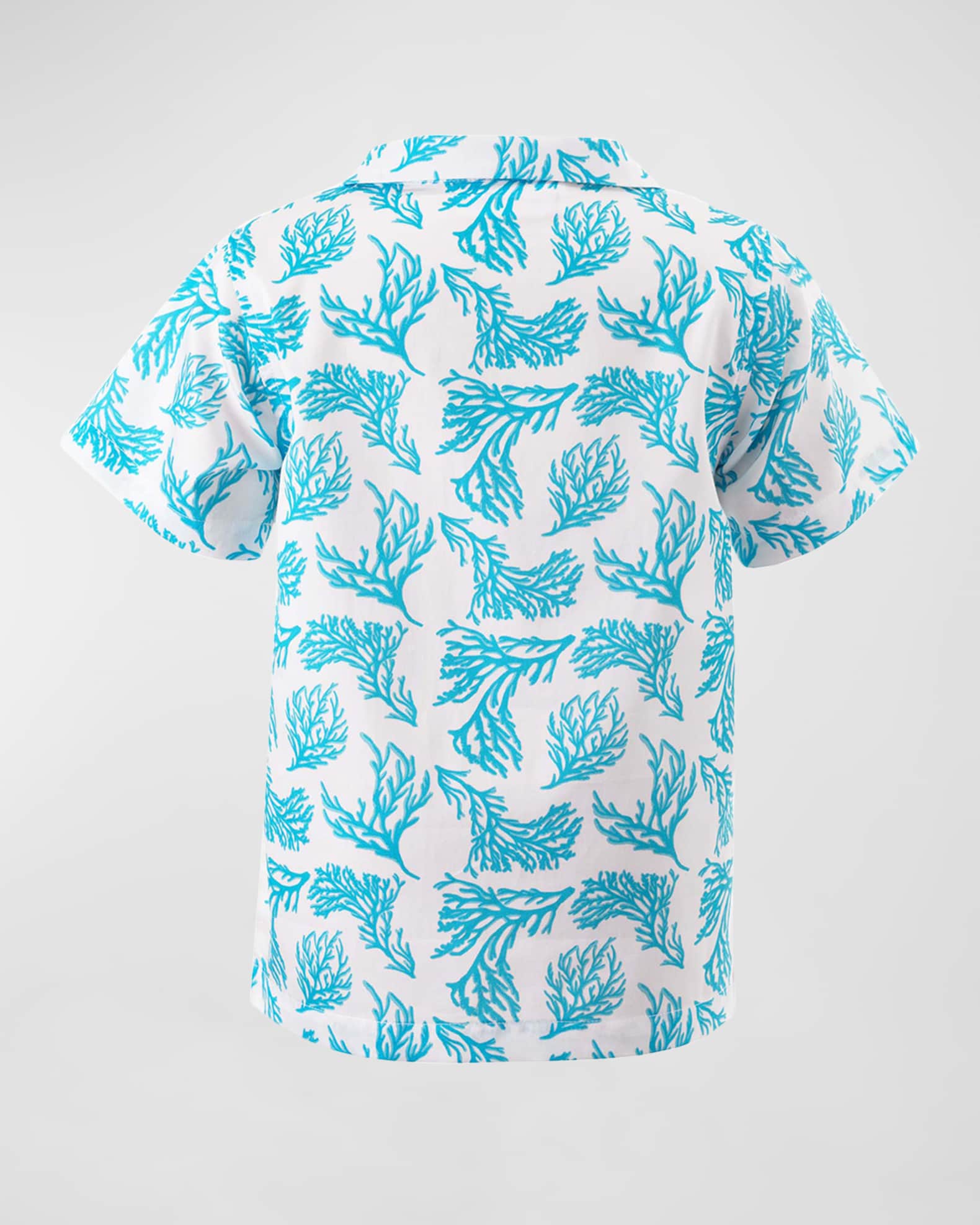 Boy's Coral Shirt, Size 2-10 1