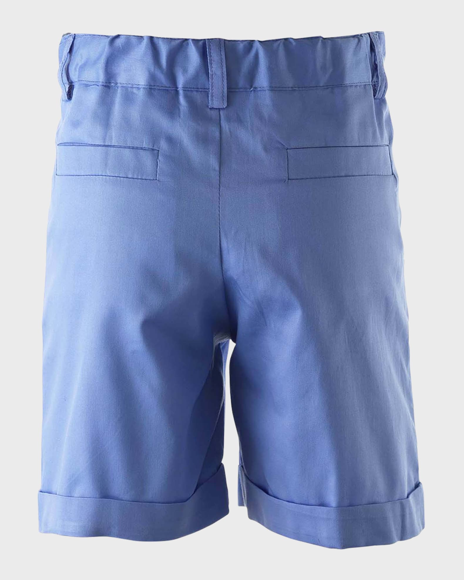 Boy's Tailored Turn-Up Shorts, Size 2-10 1