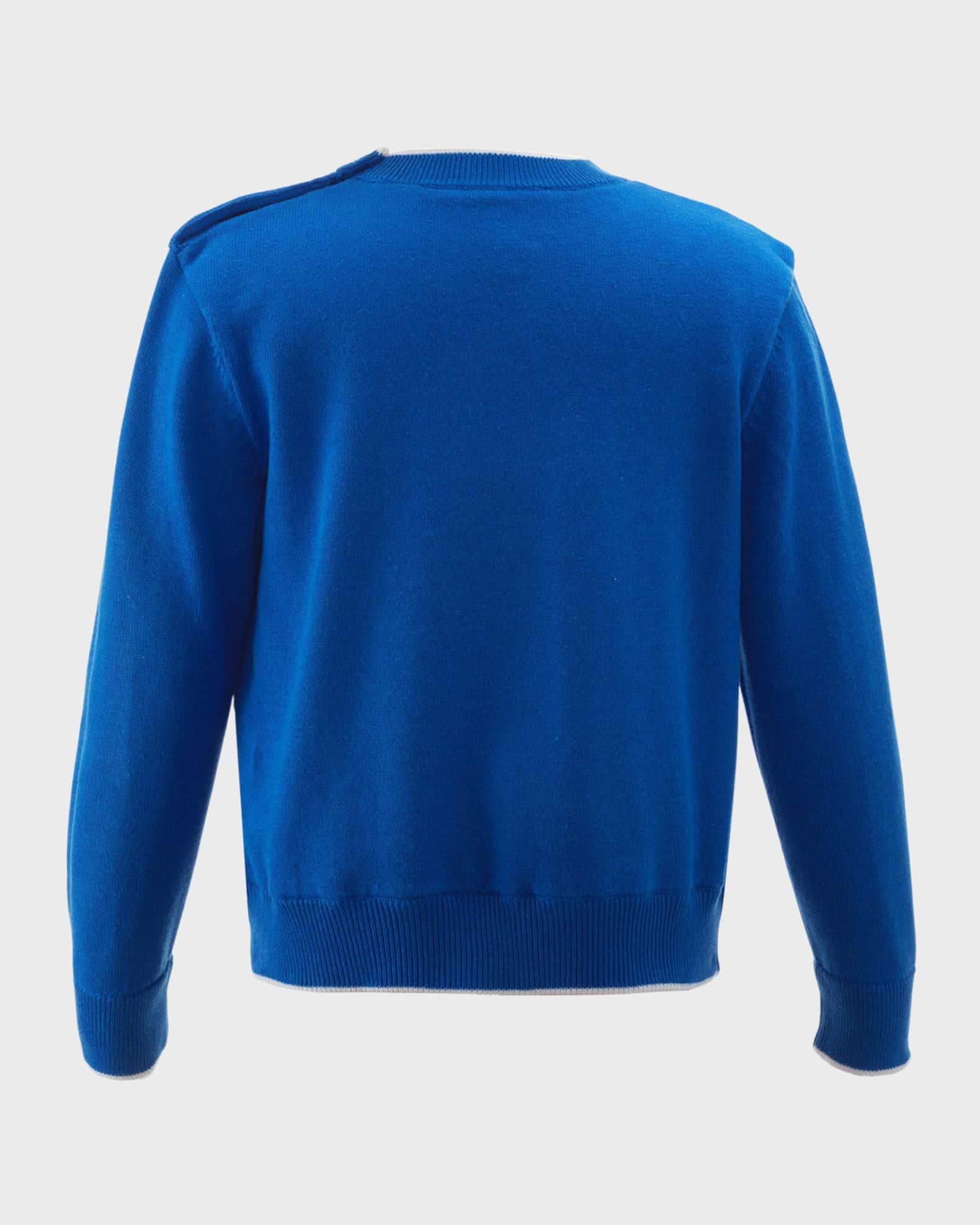 Boy's Sailboat Intarsia Sweater, Size 2-10 1