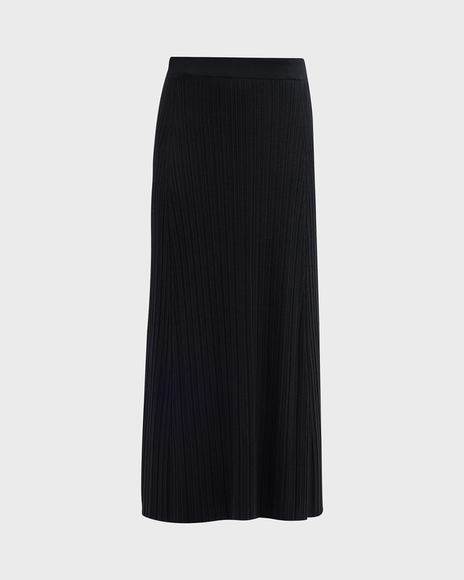 Co Pleated Knit Midi Skirt Neiman Marcus