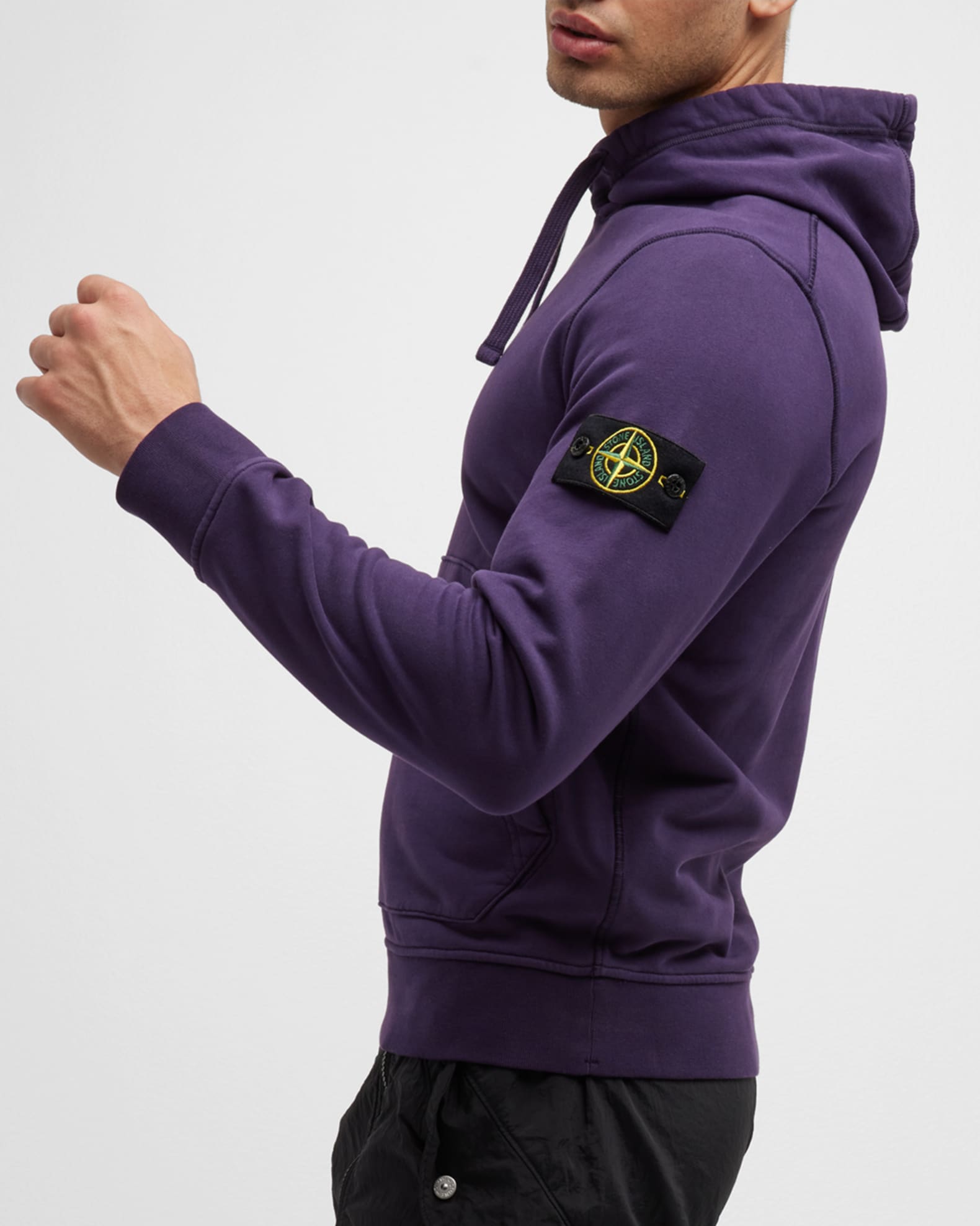 Stone island online mauve hoodie