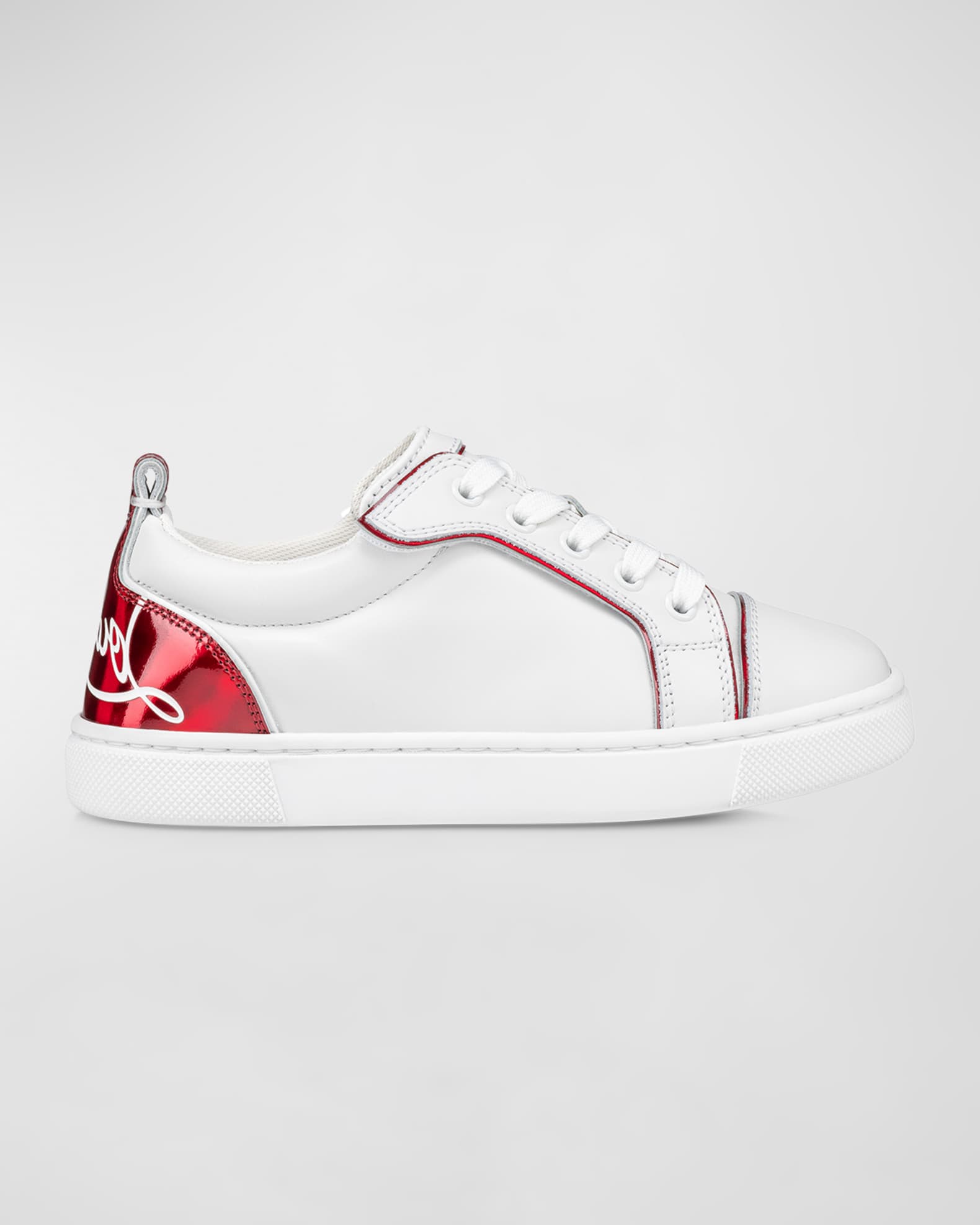 Christian Louboutin Funnytopi White - Kids Unisexs Shoes - Size 29