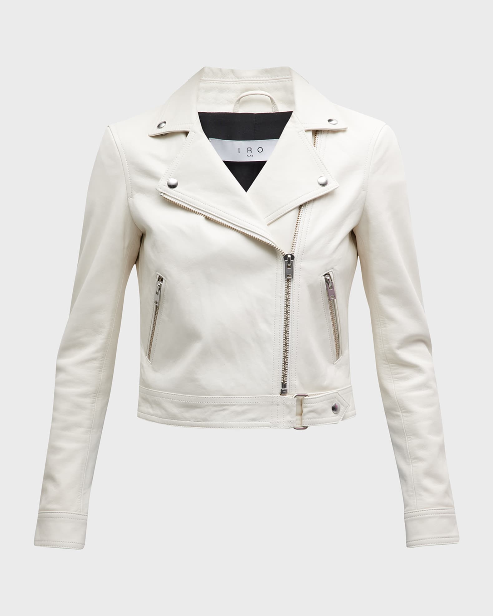 Iro Kolmar Leather Moto Jacket | Neiman Marcus