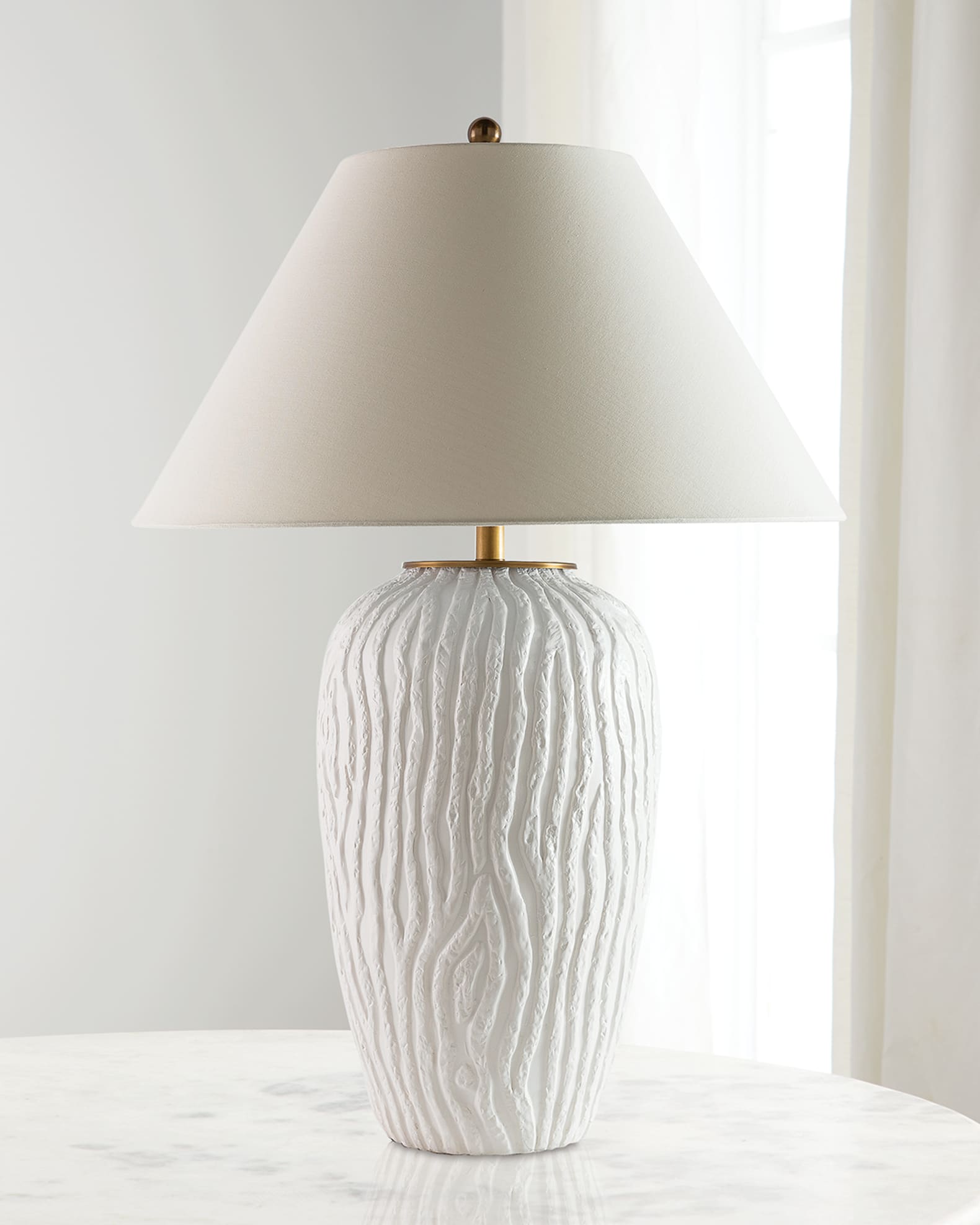 Big white table lamp outlet