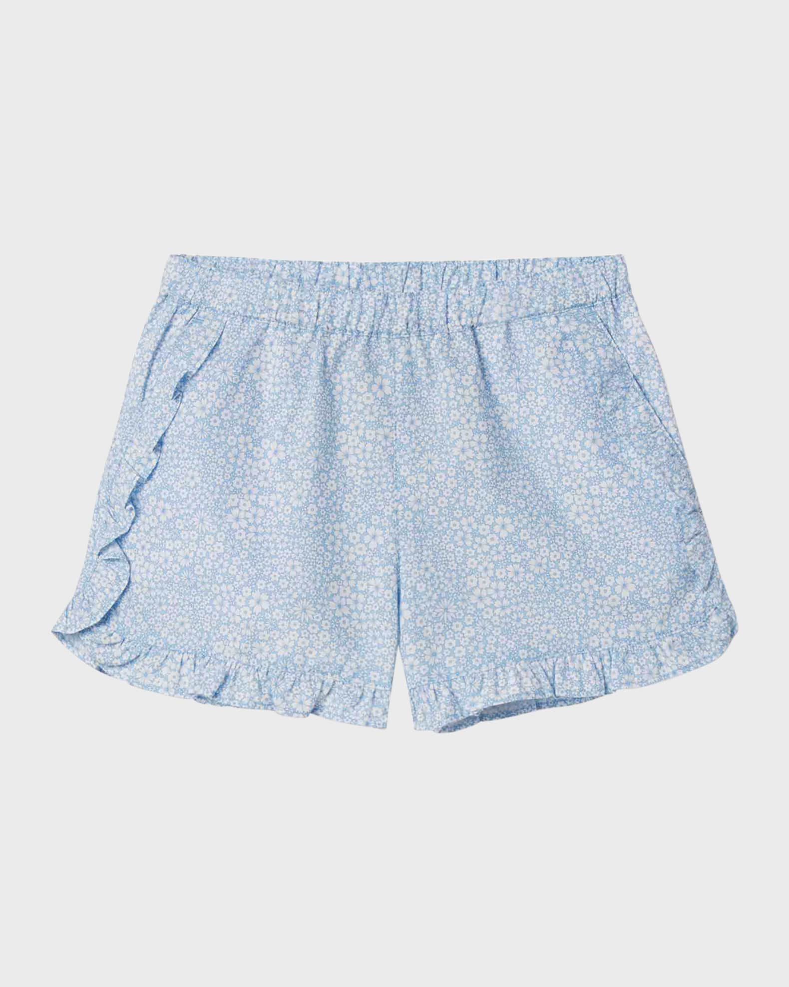 Classic Prep Childrenswear Girl's Milly Jacqueline's Blossom-Print Shorts, Size XS-XL