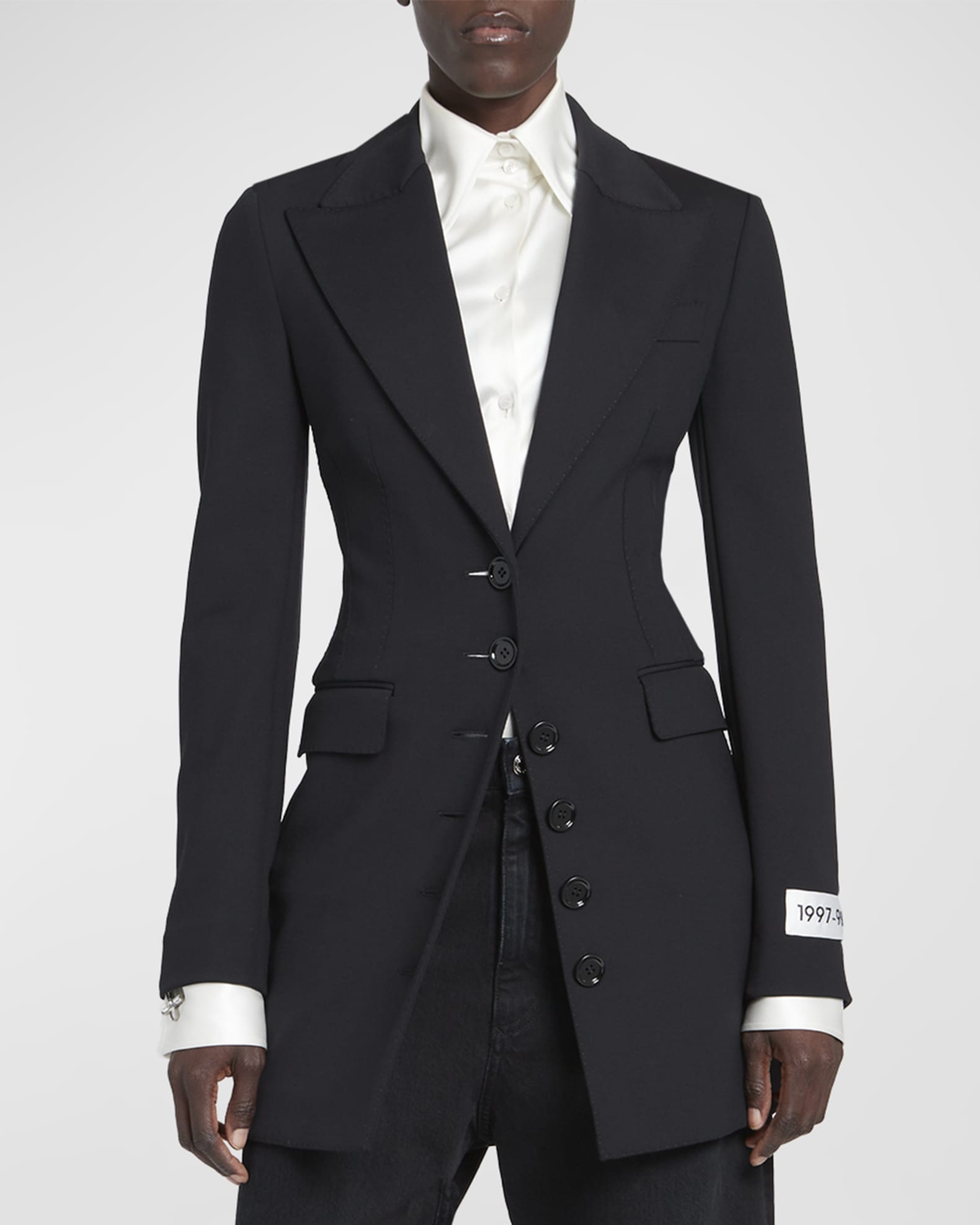 Dolce & Gabbana Black Fantasy Single Breasted Jacket Blazer main image 0