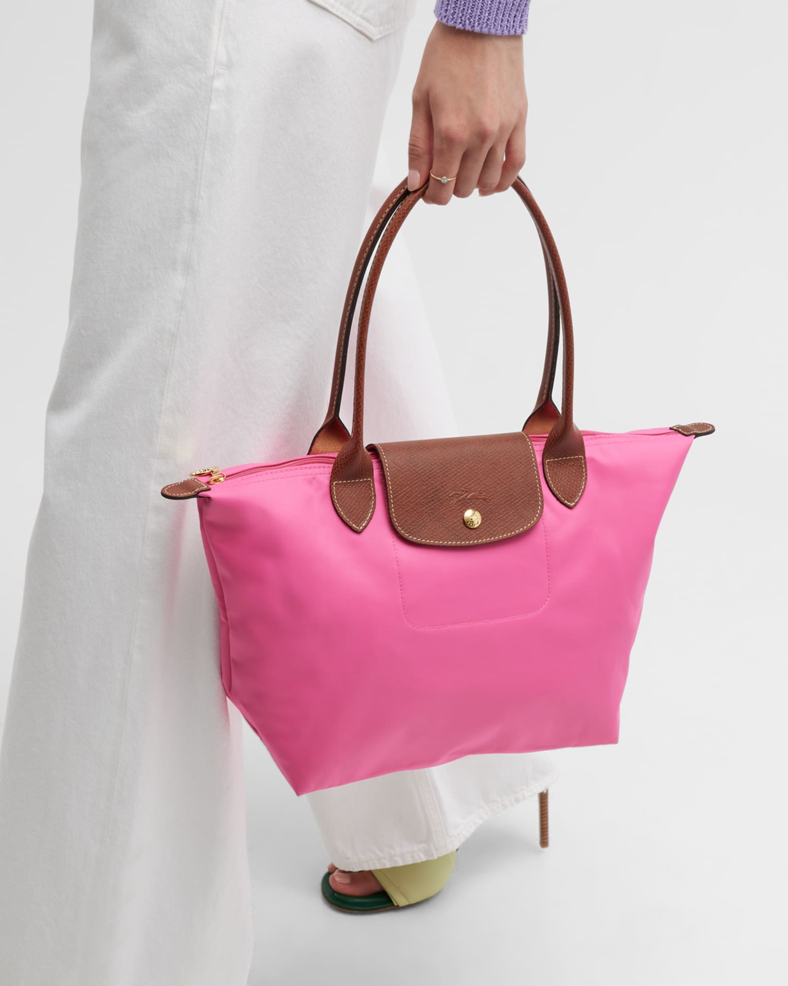 Longchamp Le Pliage Medium Shoulder Tote Bag Neiman Marcus