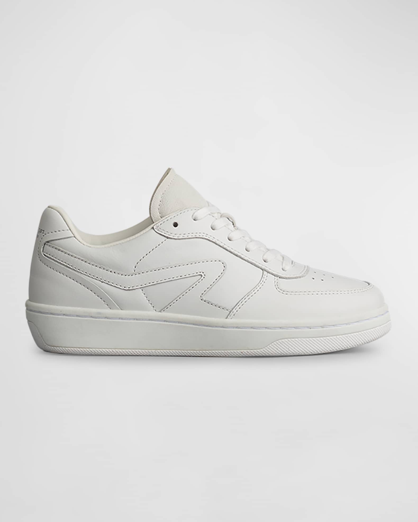 Men's Retro Court Leather Low-Top Sneakers 0