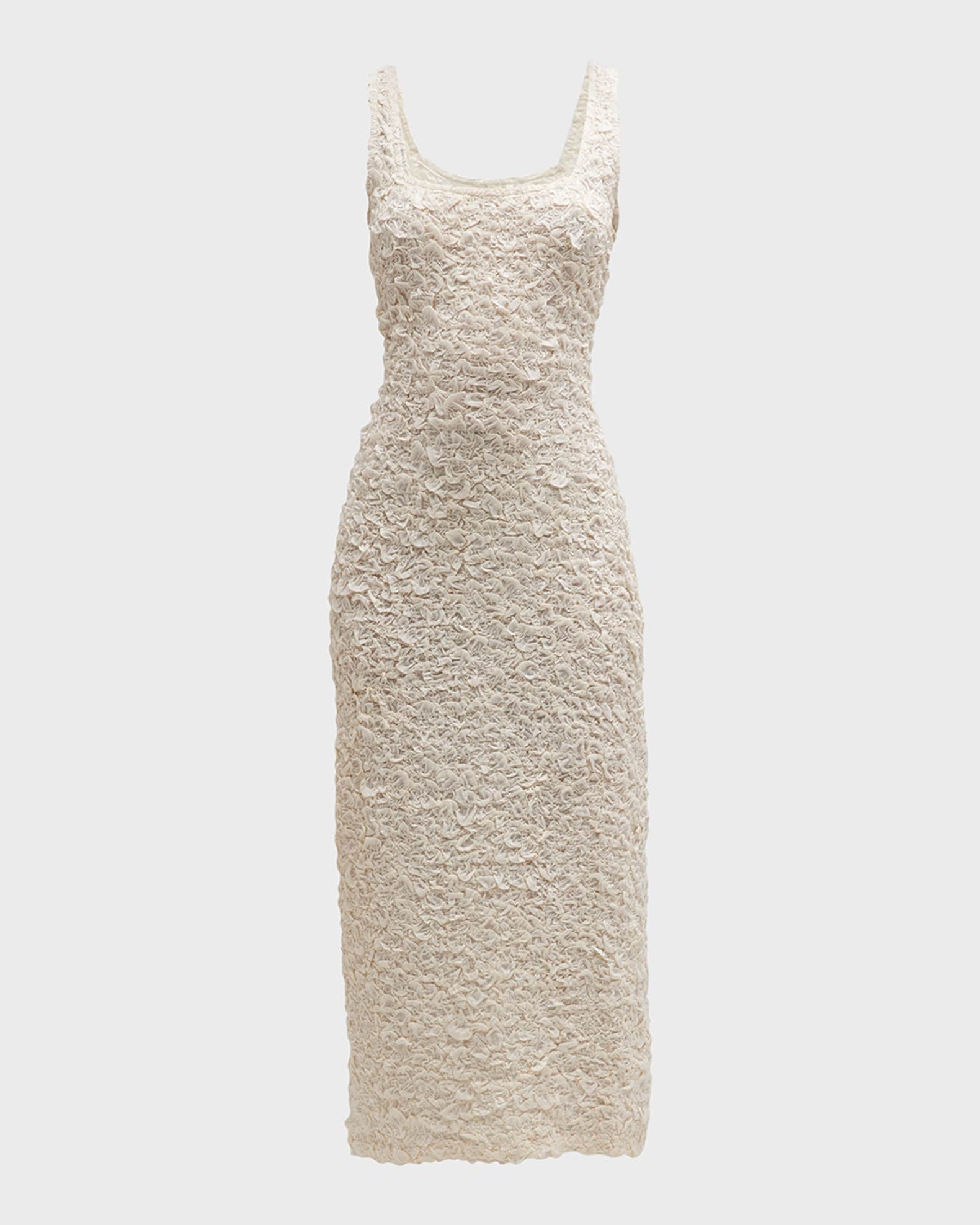 Mara Hoffman Sloan Sleeveless Midi Column Popcorn Dress Neiman Marcus