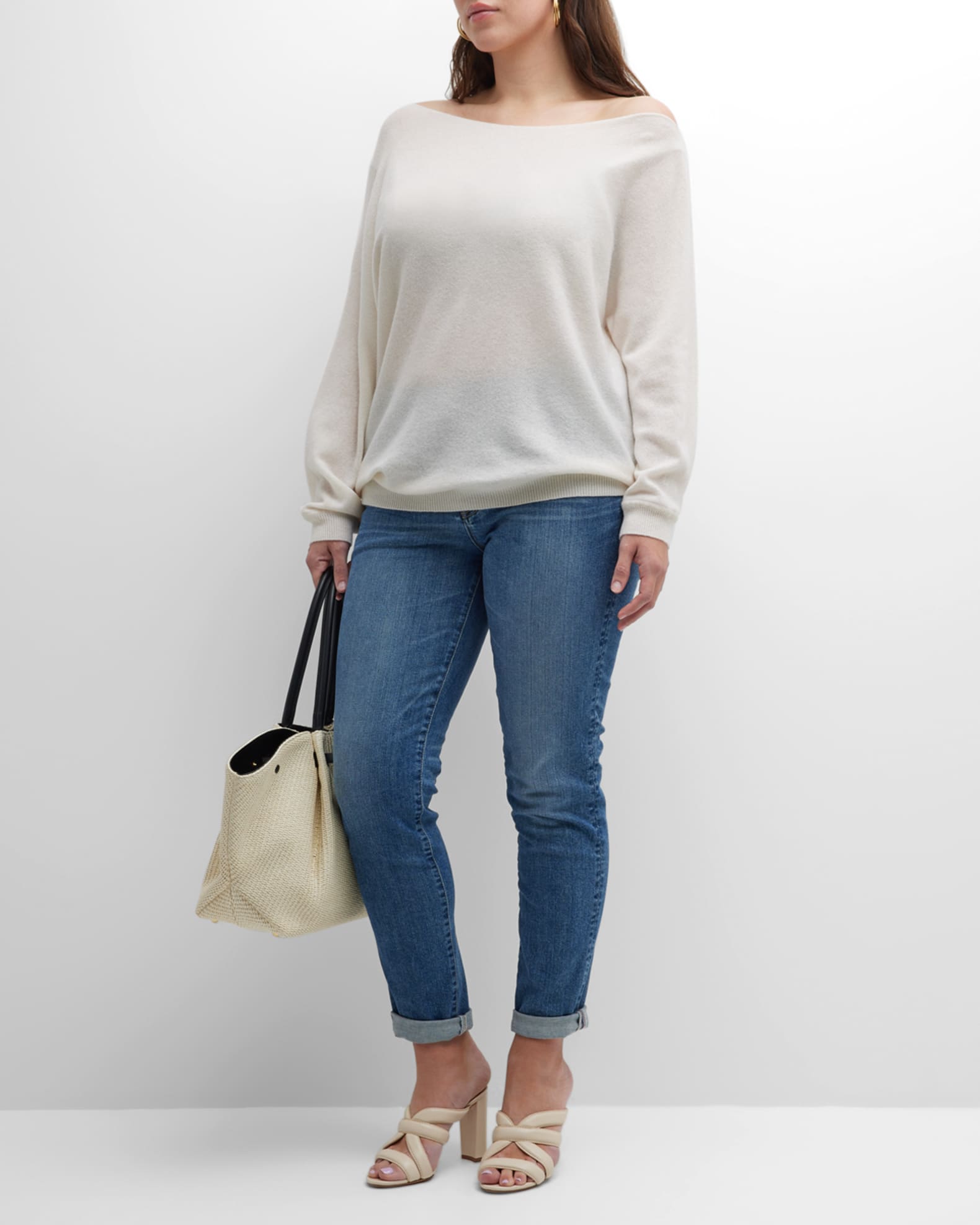 Plus size cashmere sweater hot sale