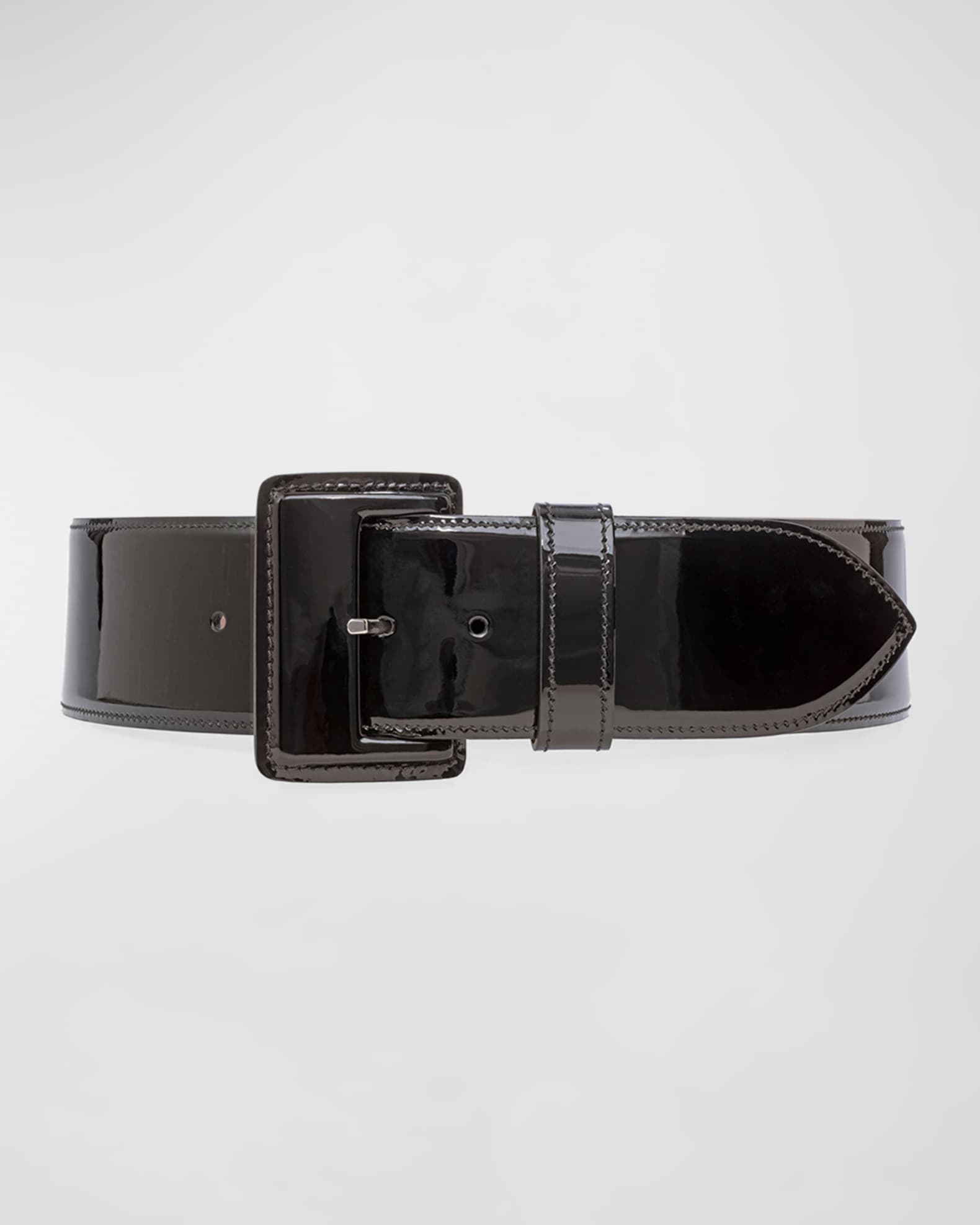 Vaincourt Paris La Merveilleuse Patent Leather Belt | Neiman Marcus