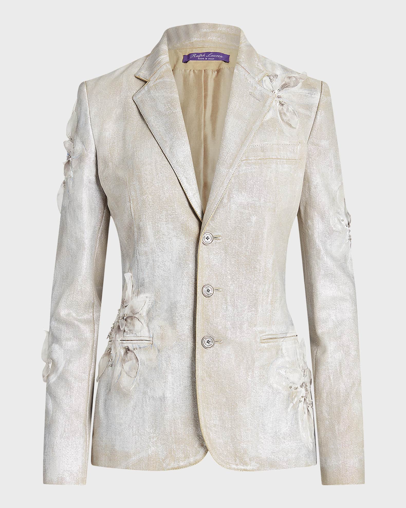 Stone floral blazer (RS)