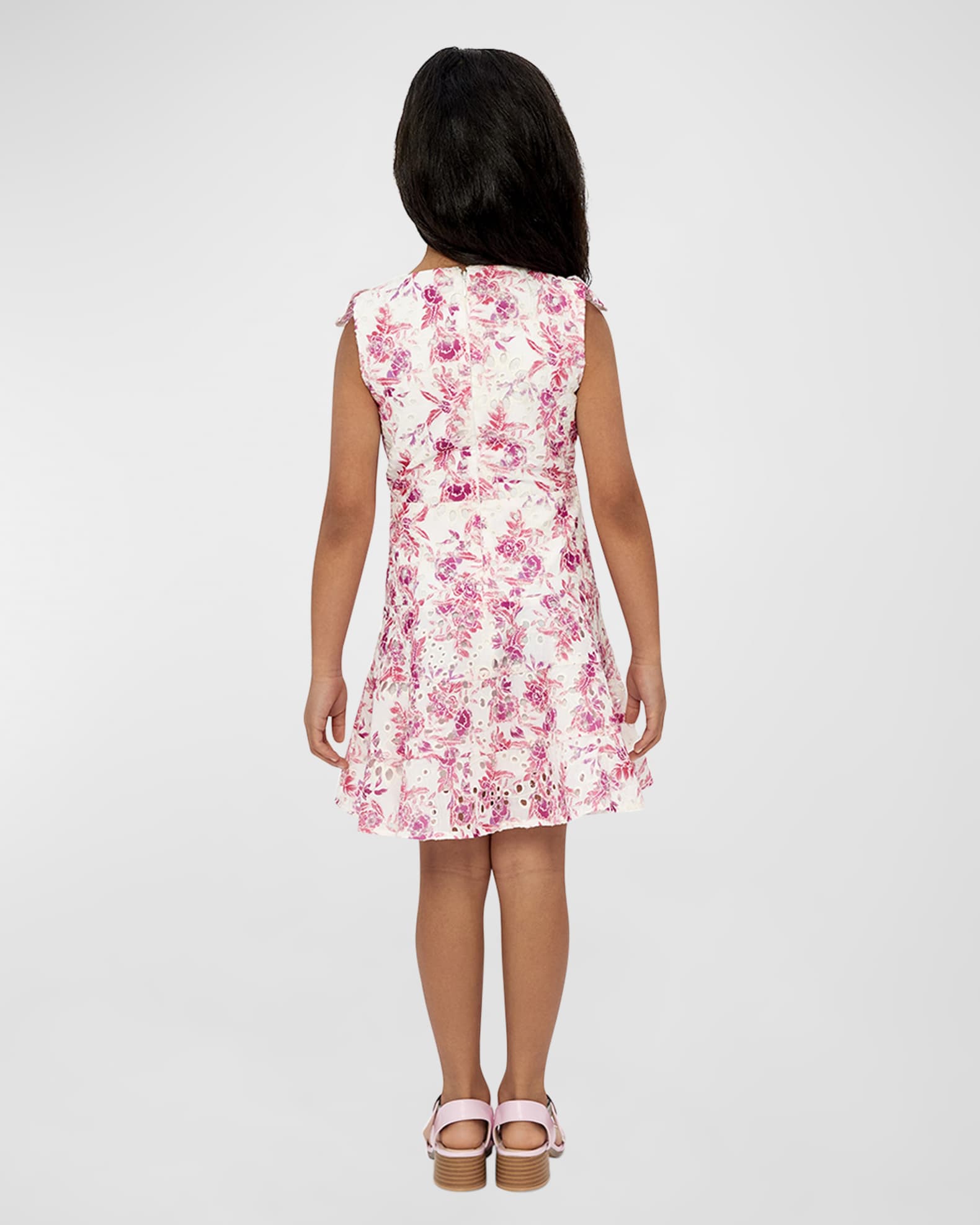Bardot Junior Girl's Sadie Embroidered Floral-Print Mini Dress, Size 4 ...