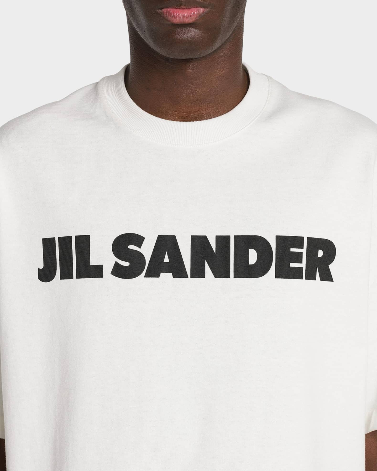 Jil Sander Men's Boxy Logo T-Shirt | Neiman Marcus