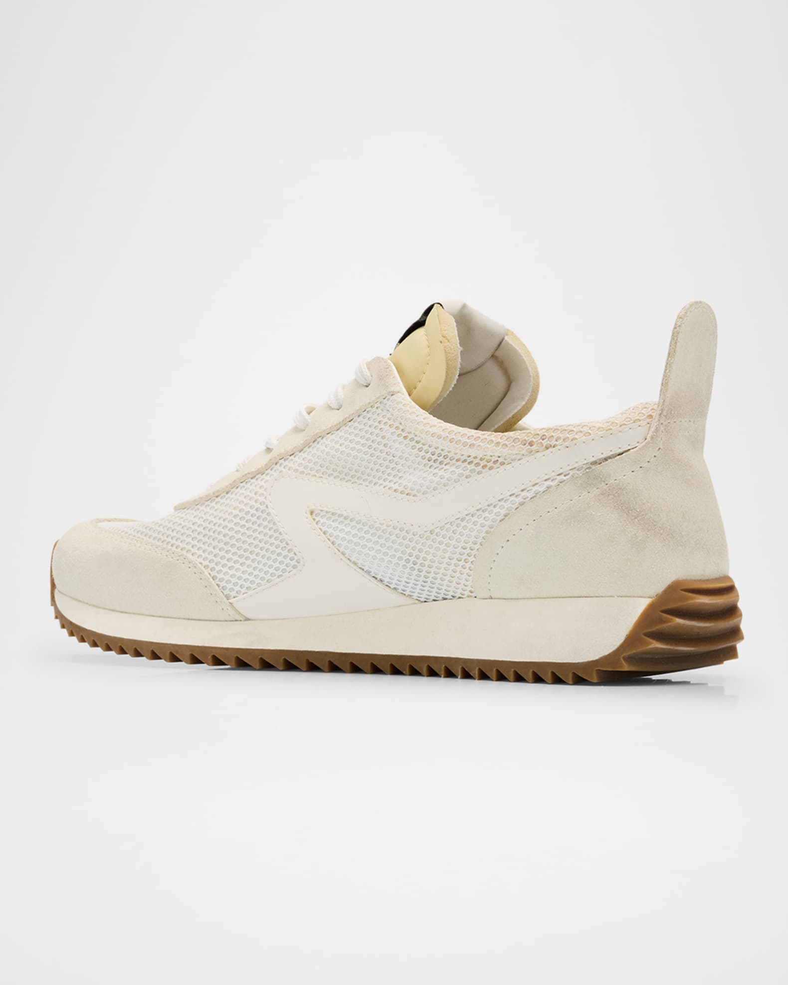 Rag & Bone Mixed Leather Retro Runner Sneakers | Neiman Marcus