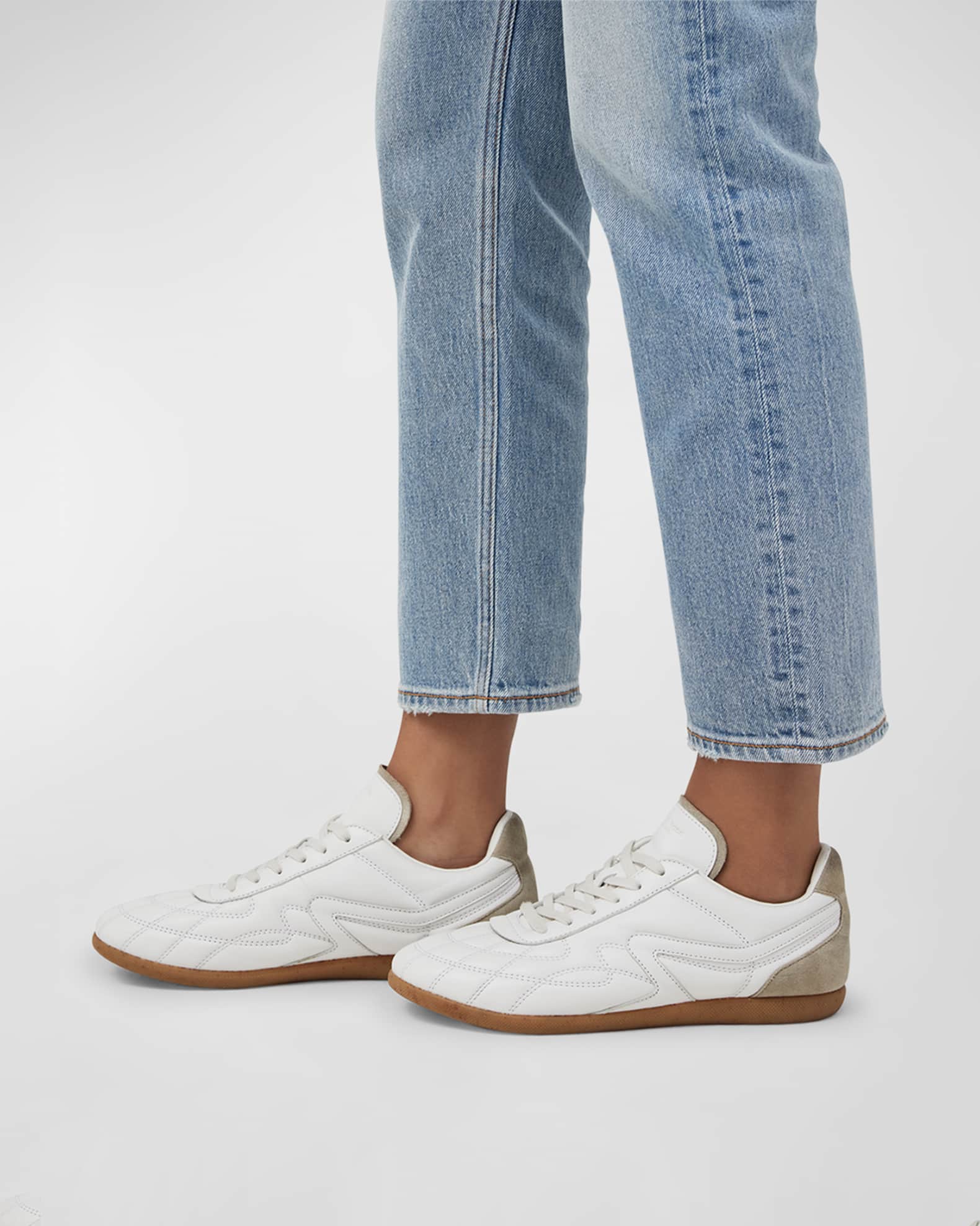 Rag Bone Retro Legacy Mix Leather Trainer Sneakers Neiman Marcus