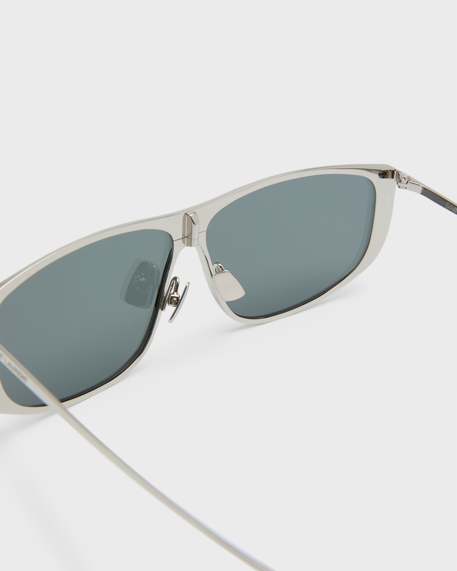 COOL！◇LUNA サングラス◇Saint Laurent Saint Laurent Luna Mirrored Zinc Alloy Shield Sunglasses