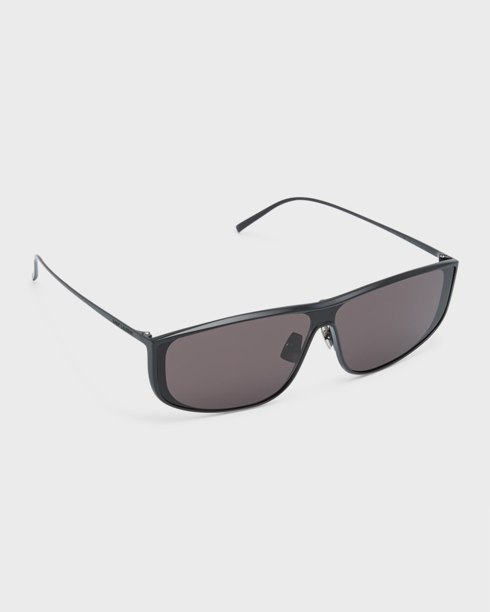Saint Laurent Luna Zinc Alloy Shield Sunglasses