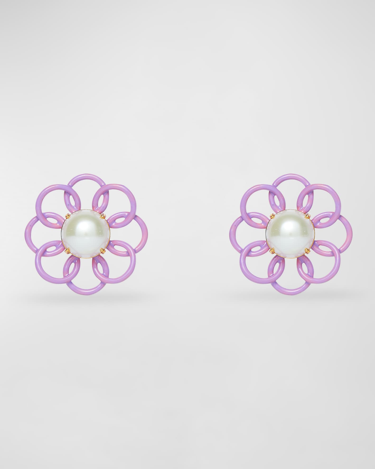 Lele Sadoughi Marigold Button Earrings Neiman Marcus