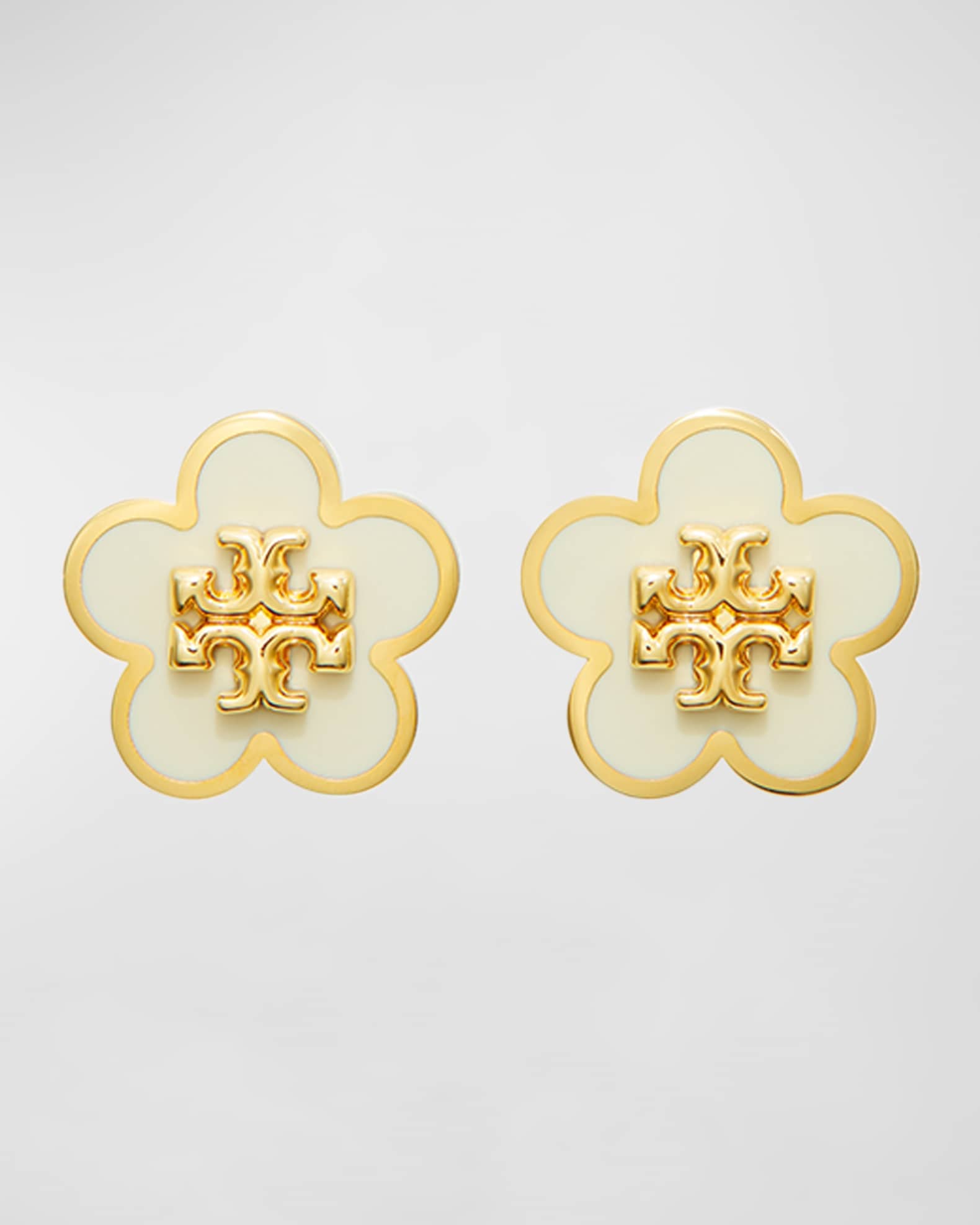 Tory burch discount flower earrings