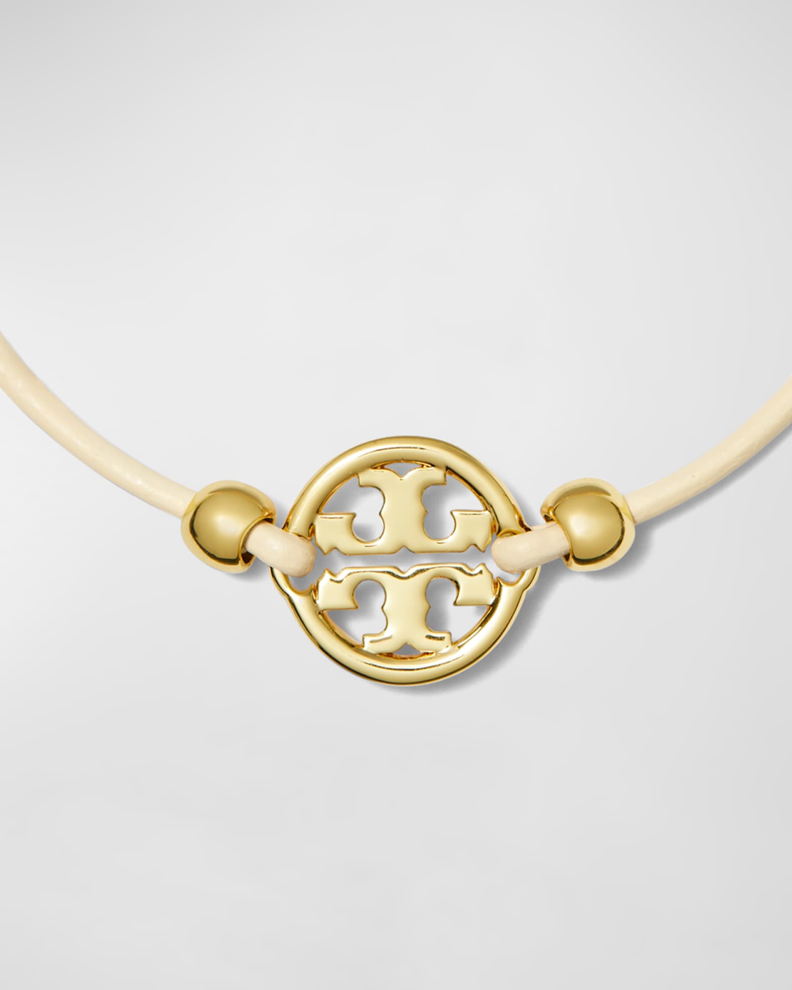 【関税&送料込】Tory Burch Slider Tory Burch Miller Leather Cord Slider Bracelet | Neiman Marcus