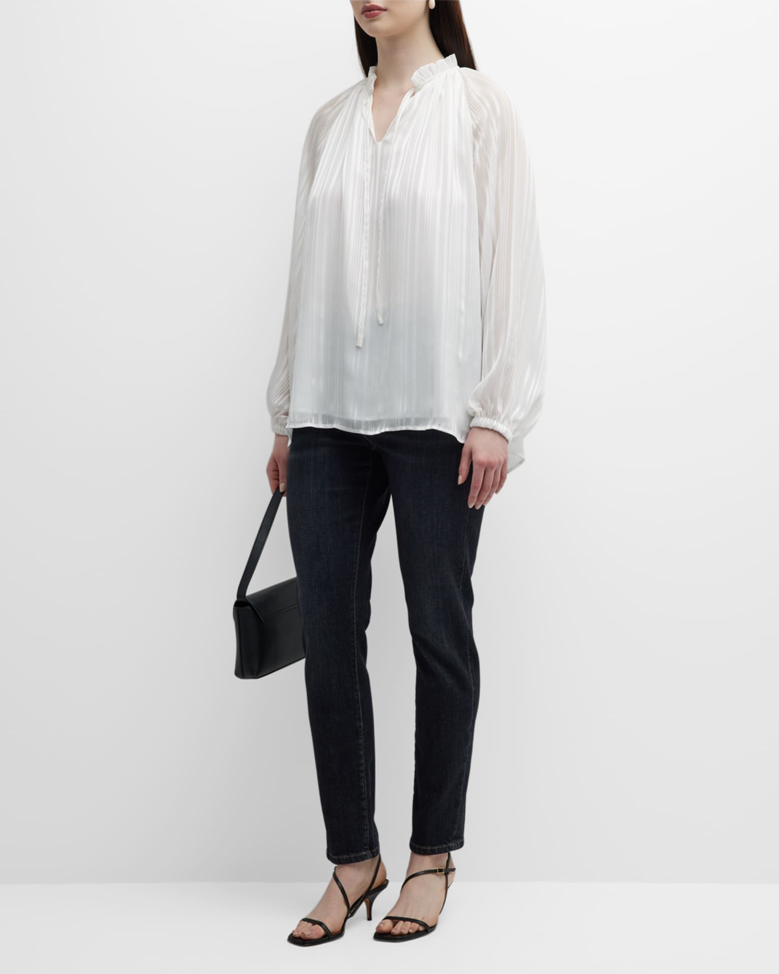 Whitney Blouse in Navy