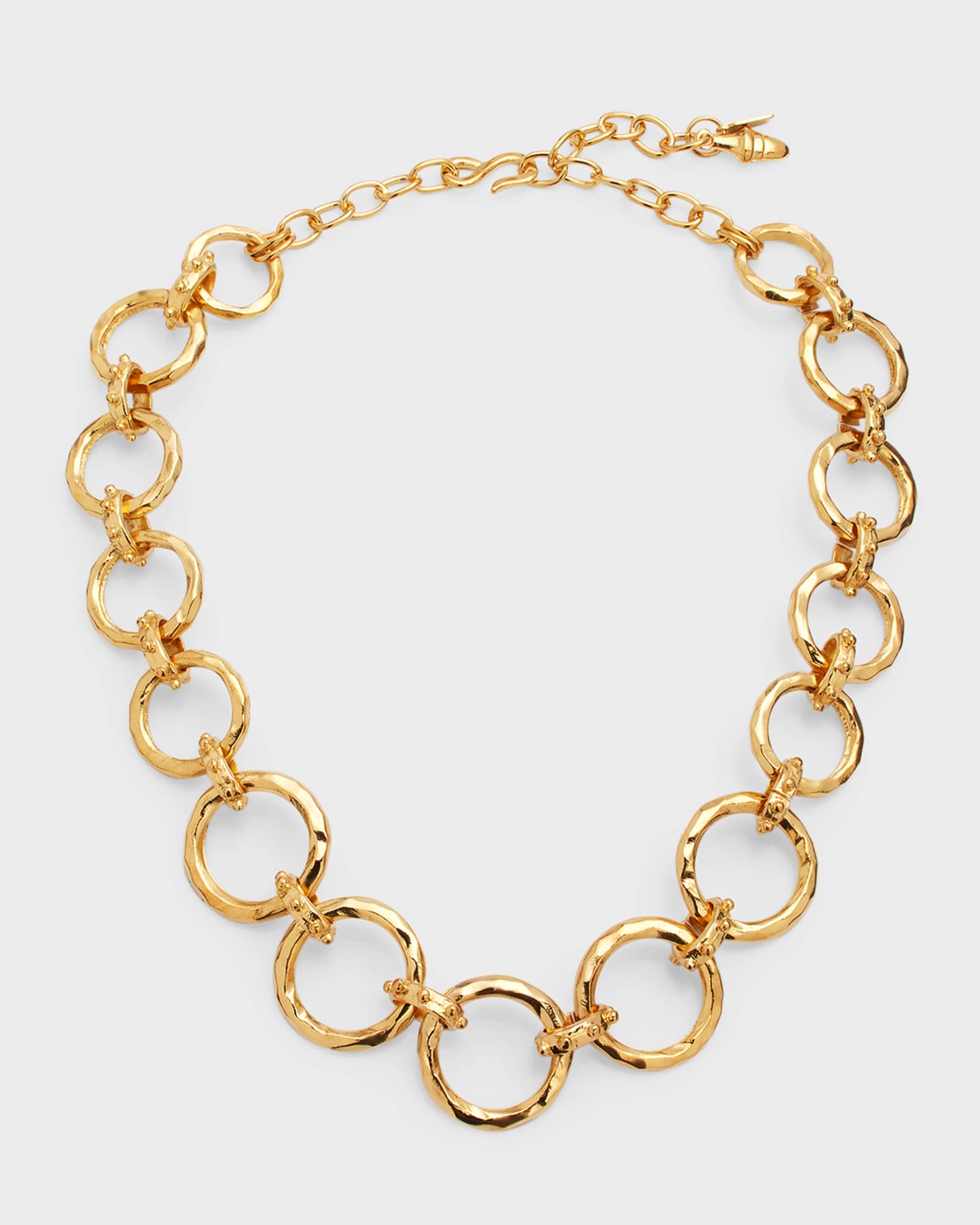 Jay Lane Golden Circle Link Necklace Neiman Marcus