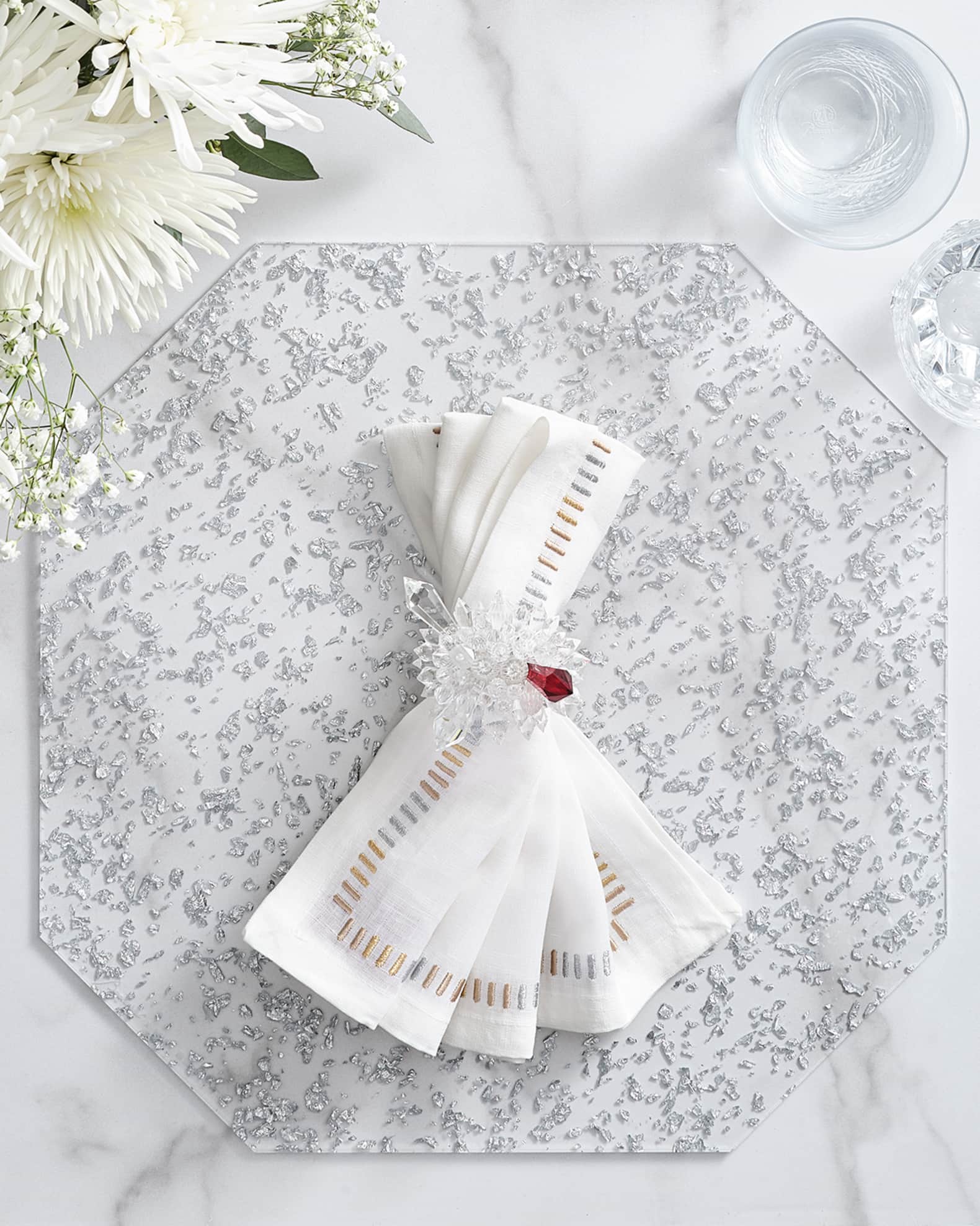 Baccarat x Kim Seybert Harmonie Napkins, Set of 4 Neiman Marcus