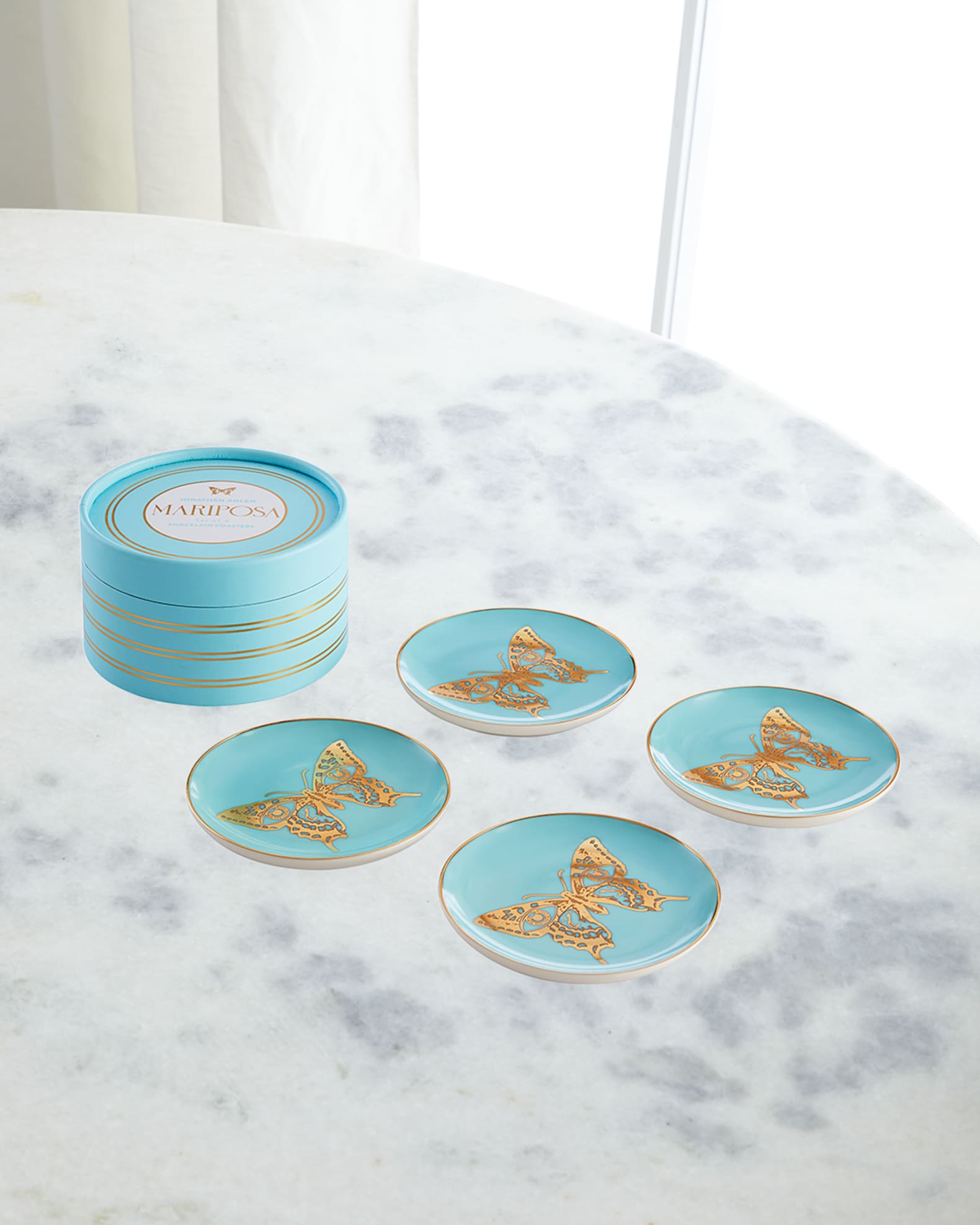 Mariposa Coasters, Set of 4  0
