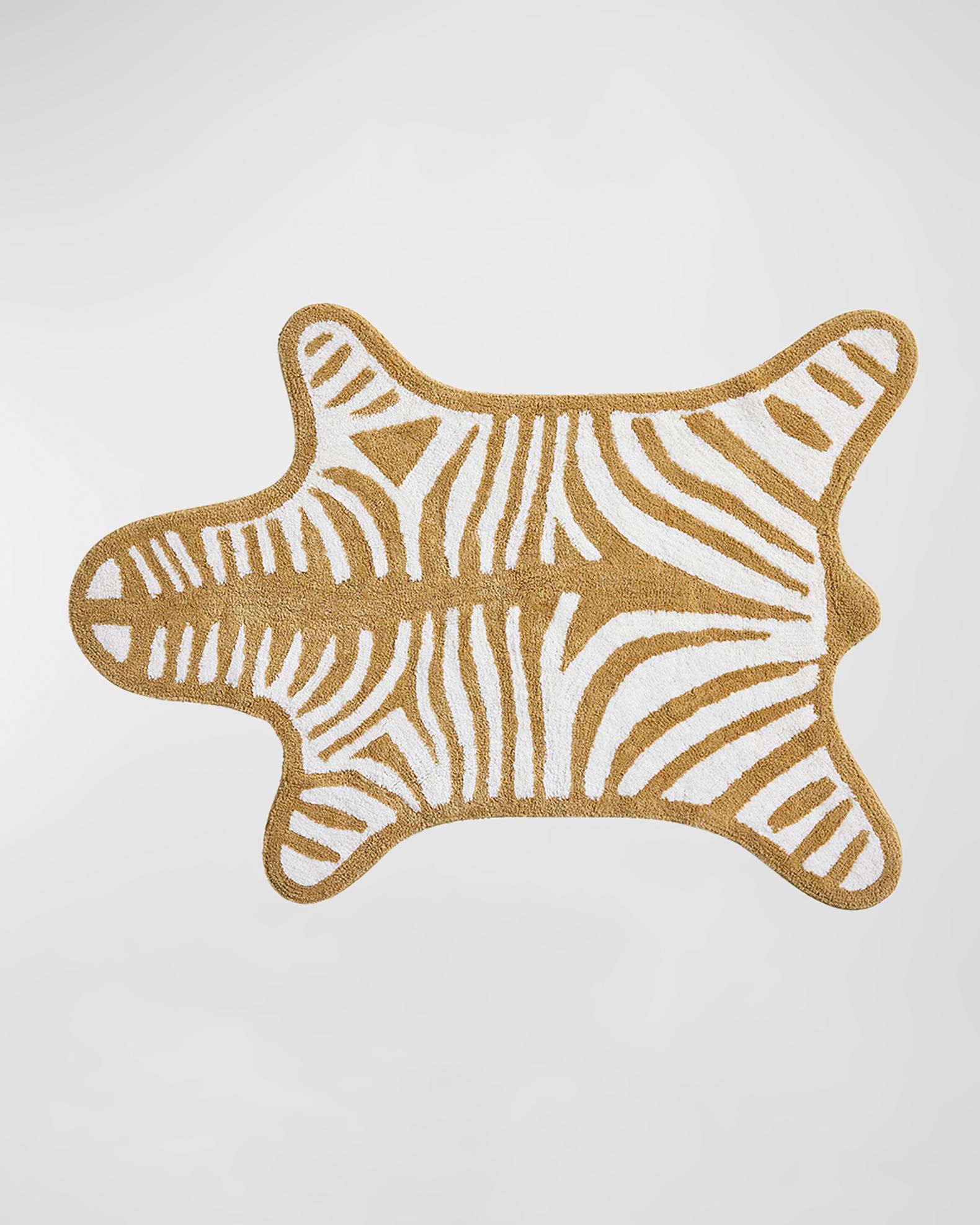 Jonathan Adler Camel Zebra Bathmat - Reversible | Neiman Marcus