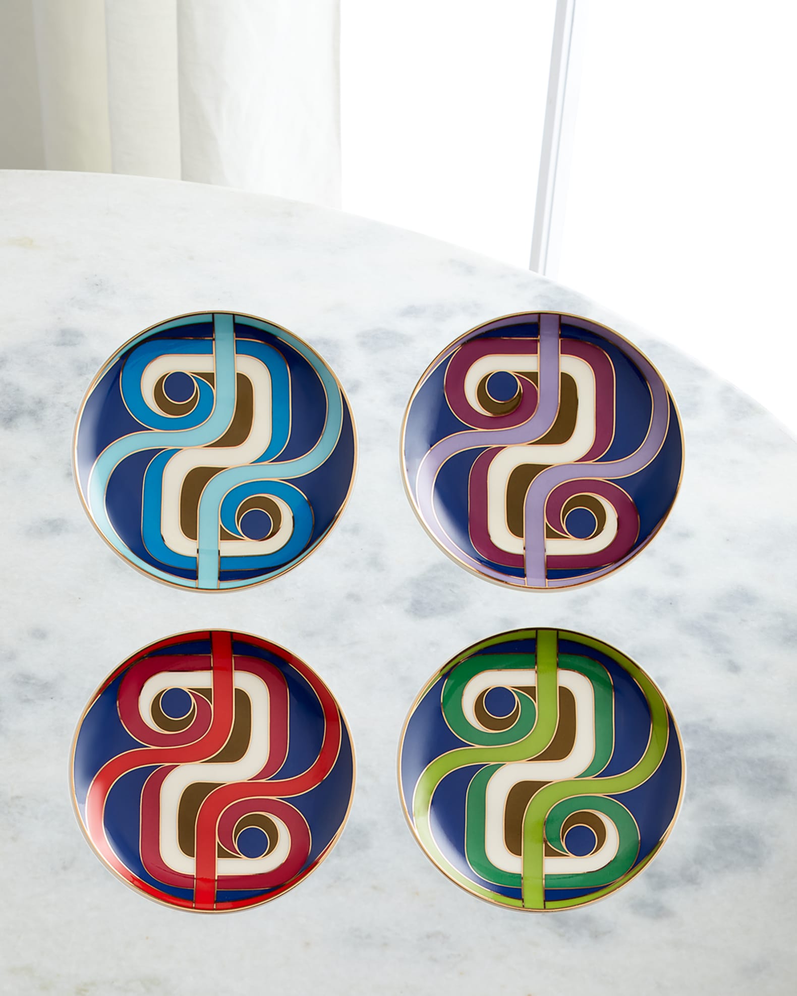 Jonathan Adler Madrid Coasters, Set of 4 Neiman Marcus
