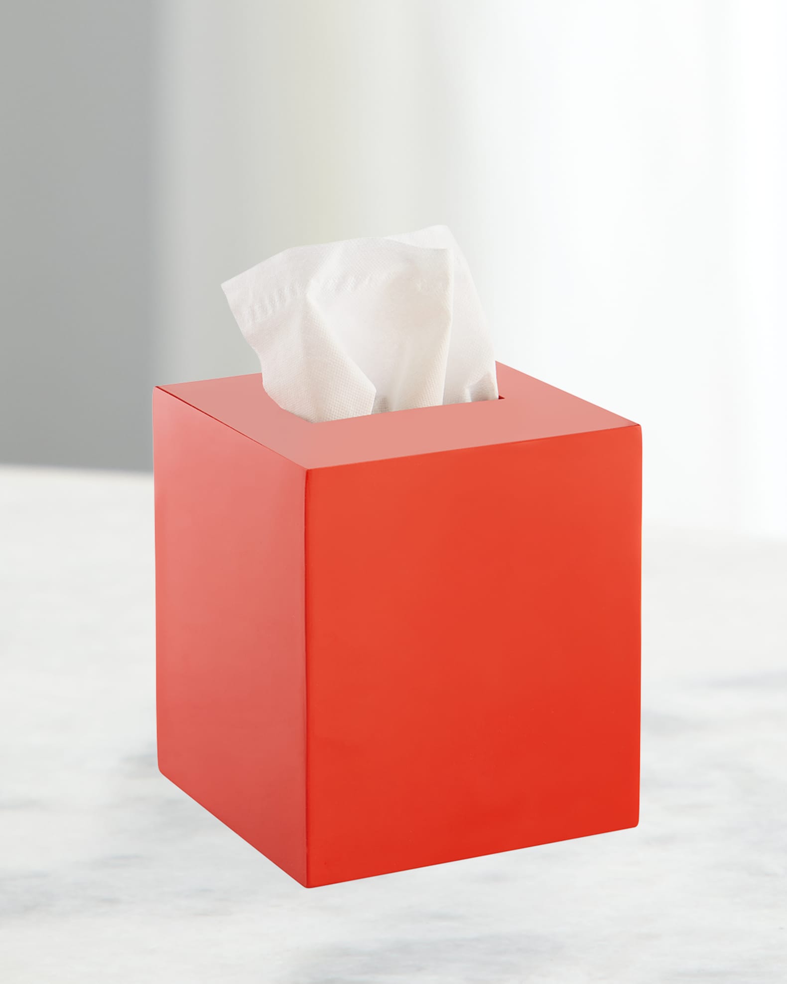 Orange tissue box holder cheap