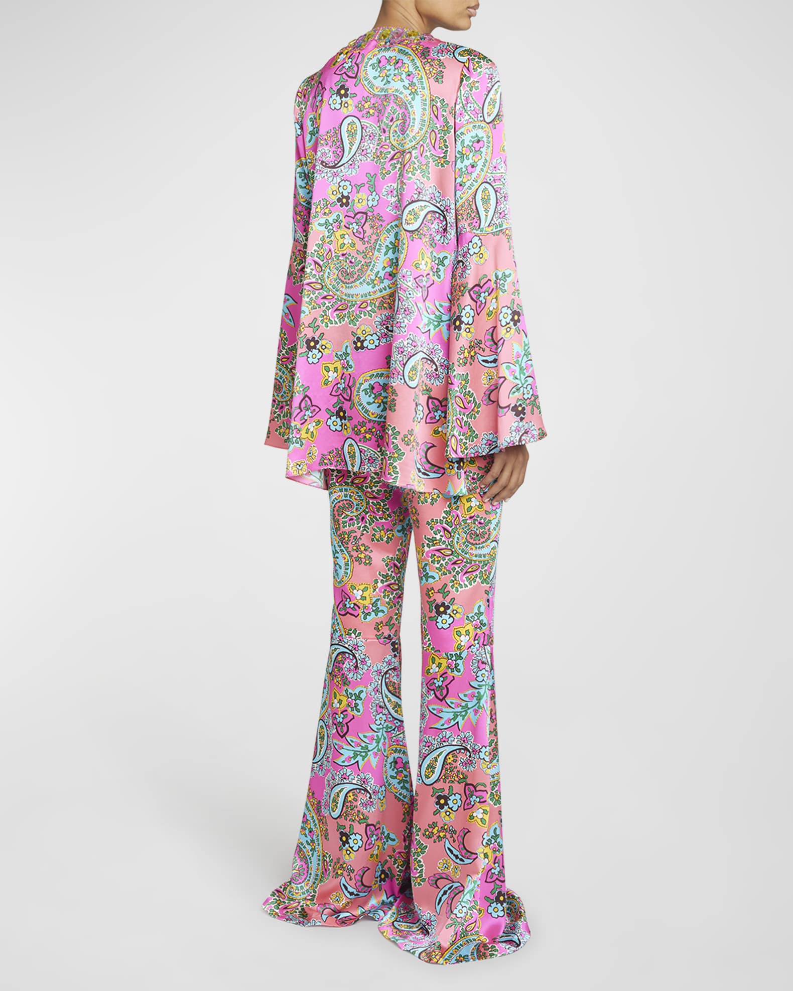 Calypso Paisley Silk Tunic - S/M