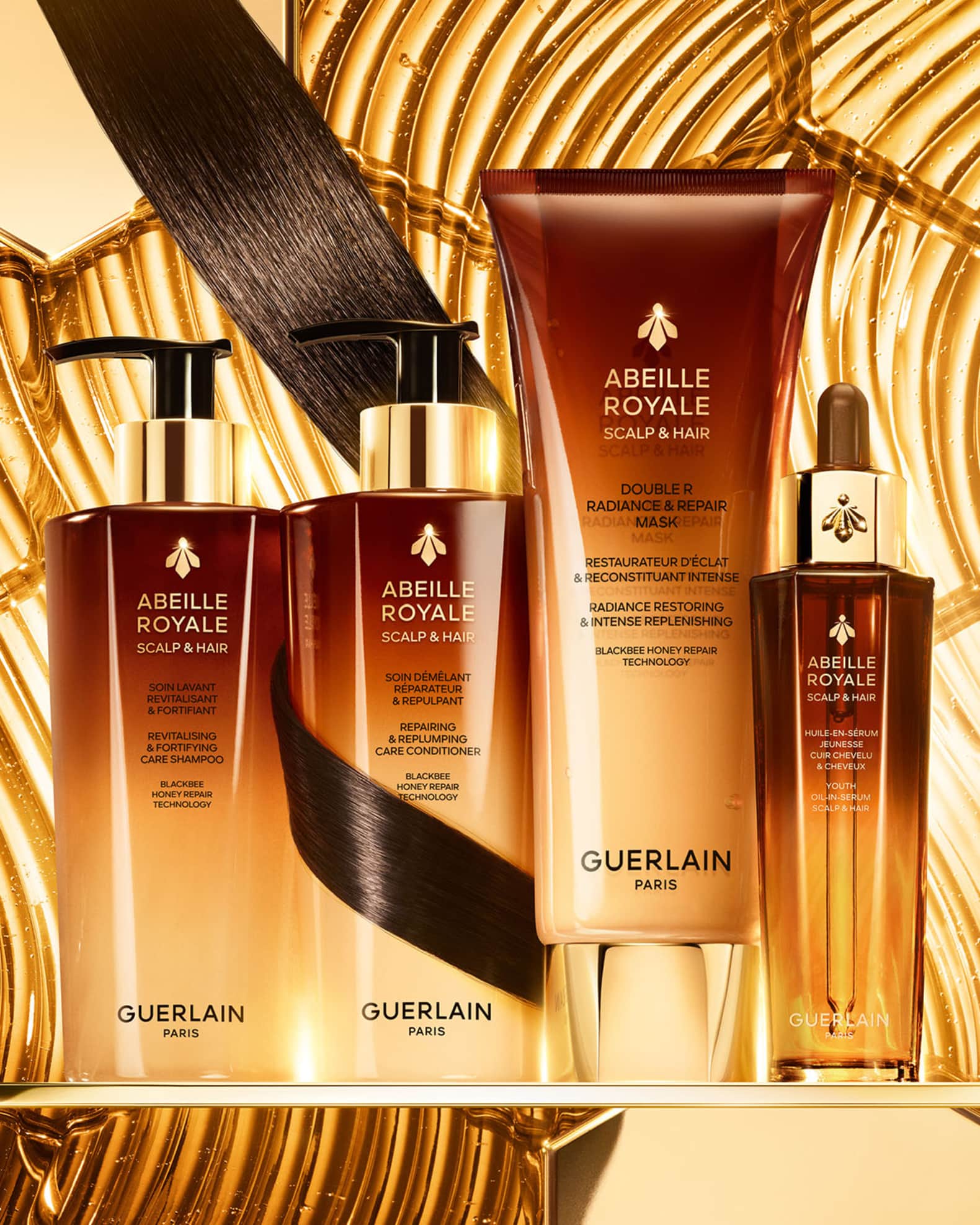 Guerlain Limited Edition Abeille Royale Hair Care Set ($238