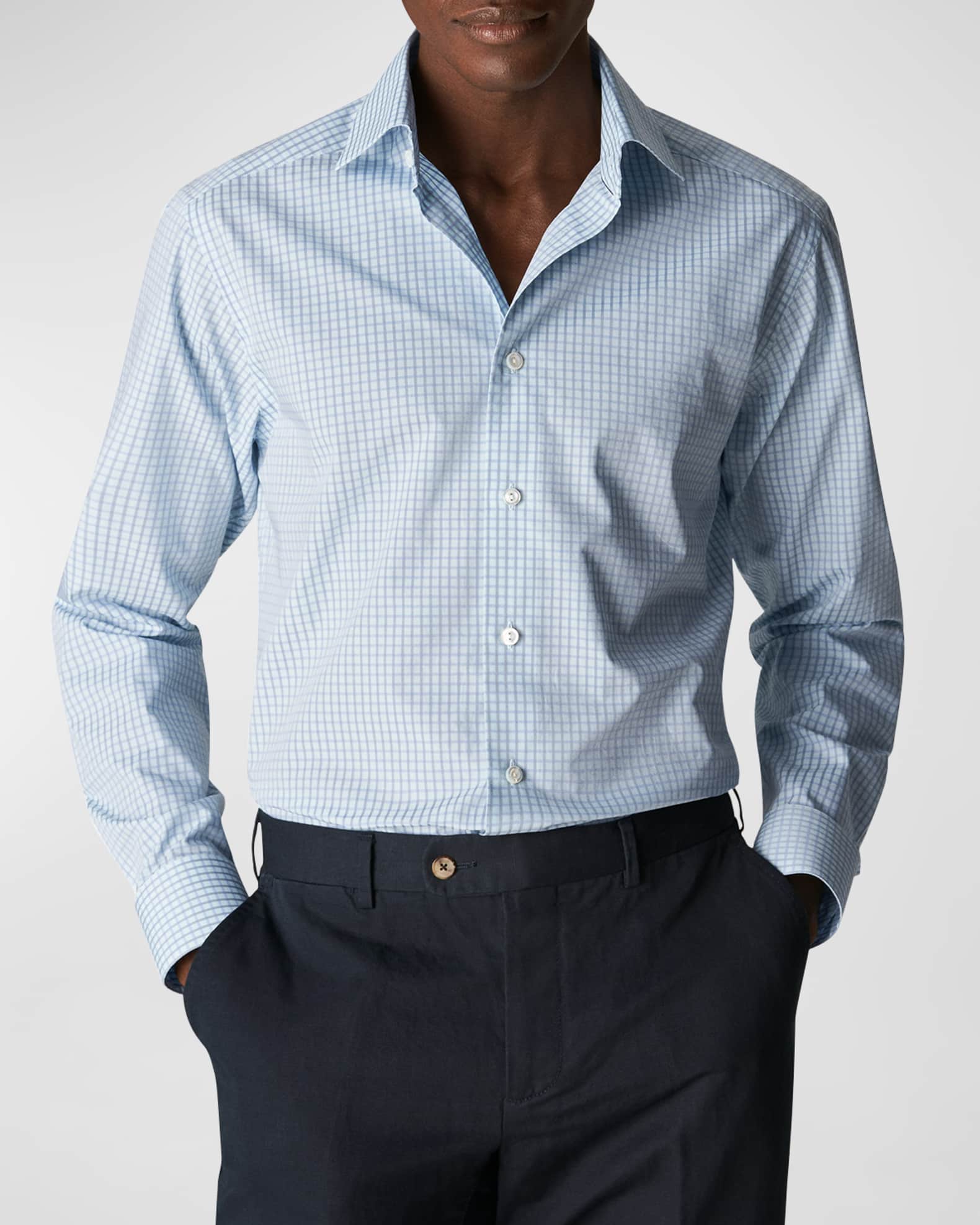 Eton Men's Slim Fit Check Shirt Neiman Marcus