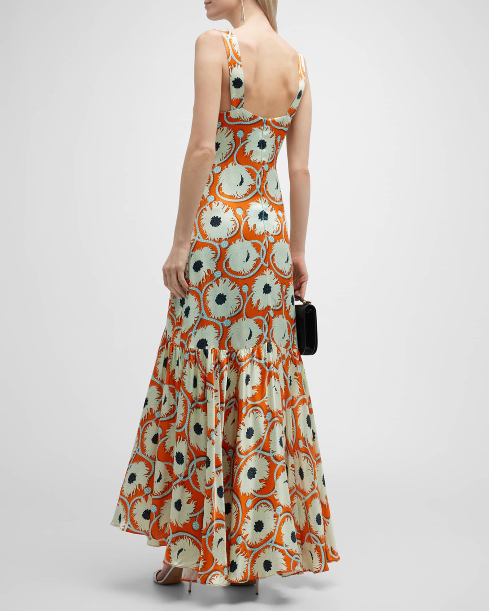 Alexis Ariel Sleeveless Front-Tie Midi Dress | Neiman Marcus