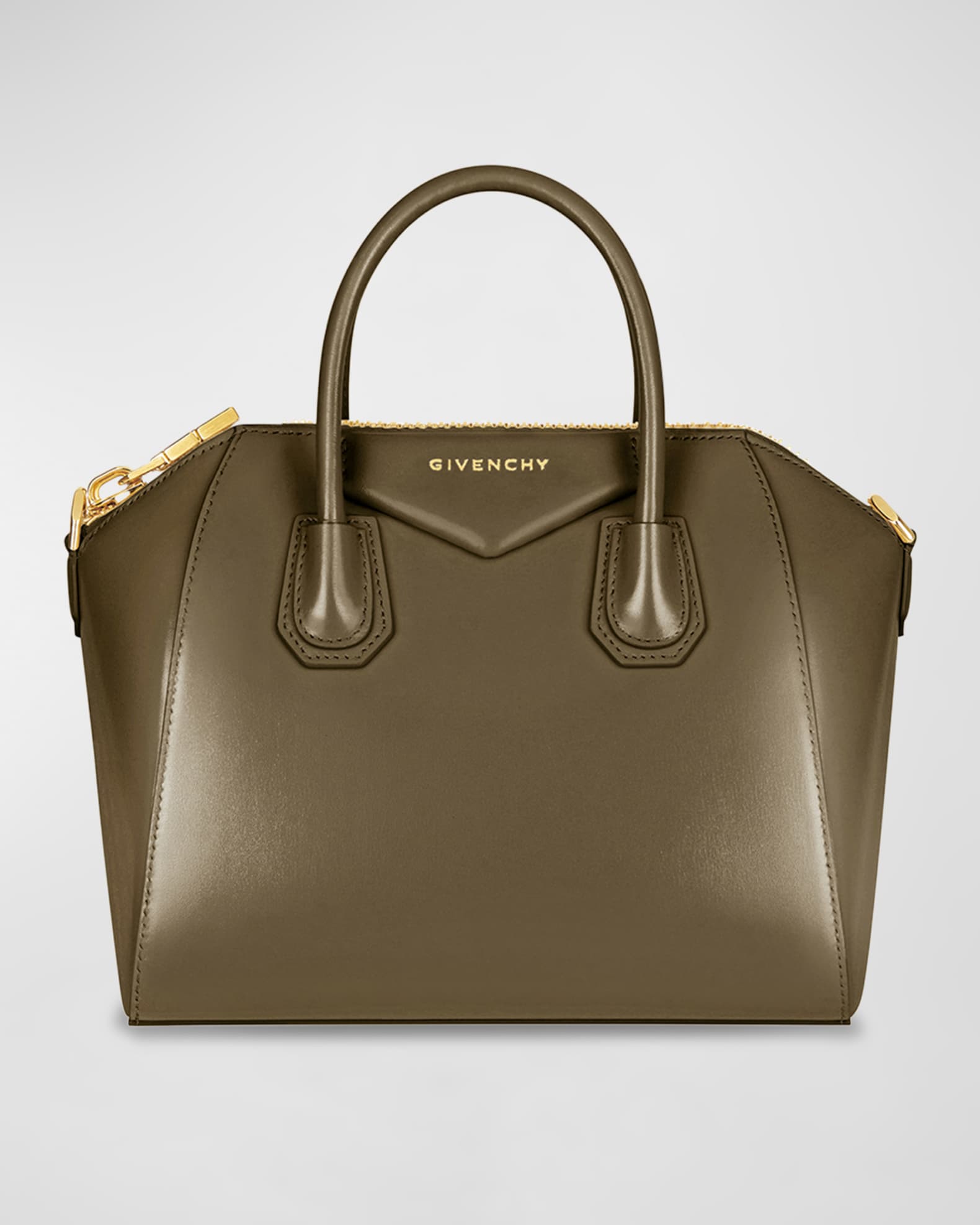 Givenchy Small Antigona Top-Handle Bag in Box Leather | Neiman Marcus