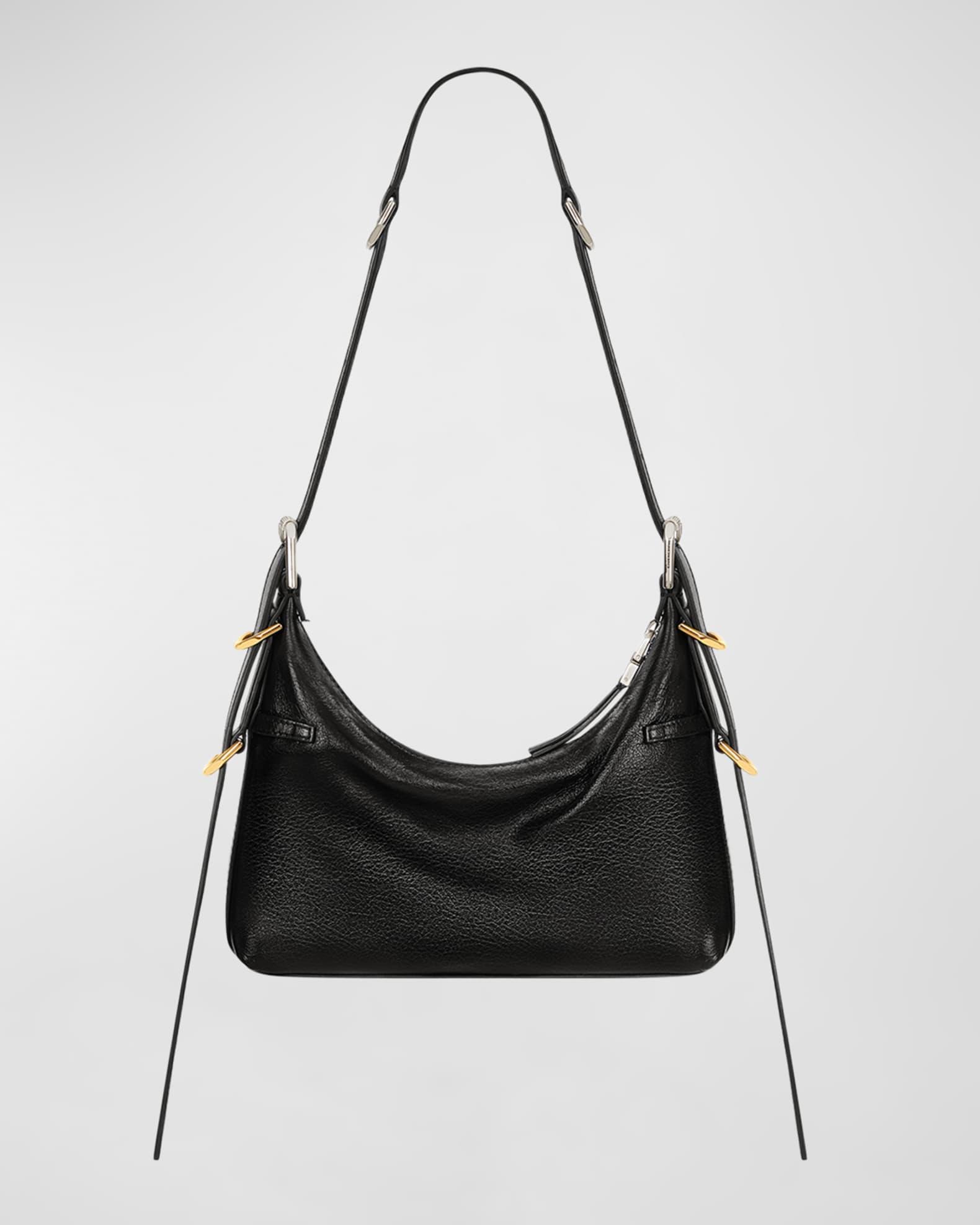 Voyou Mini Shoulder Bag in Tumbled Leather 1