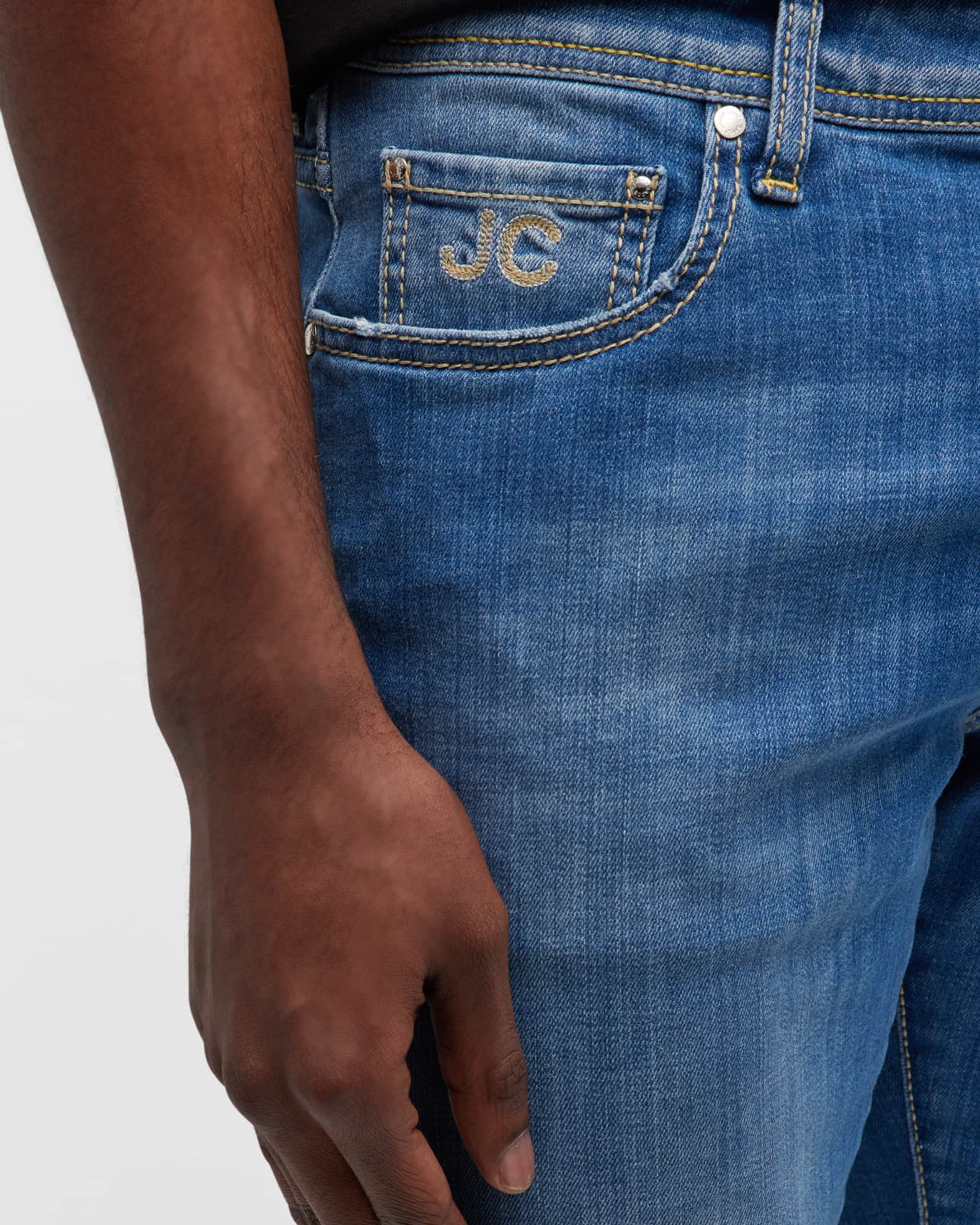 Jacob Cohen Men's Slim Fit Stretch Denim Jeans | Neiman Marcus