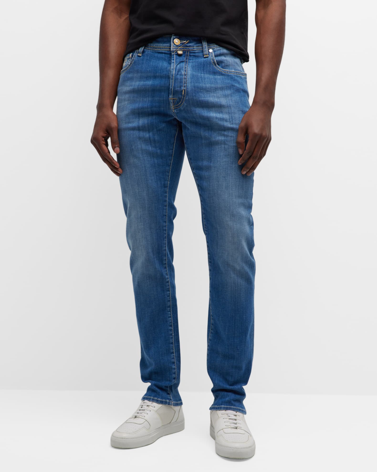Jacob Cohen Men's Slim Fit Stretch Denim Jeans | Neiman Marcus