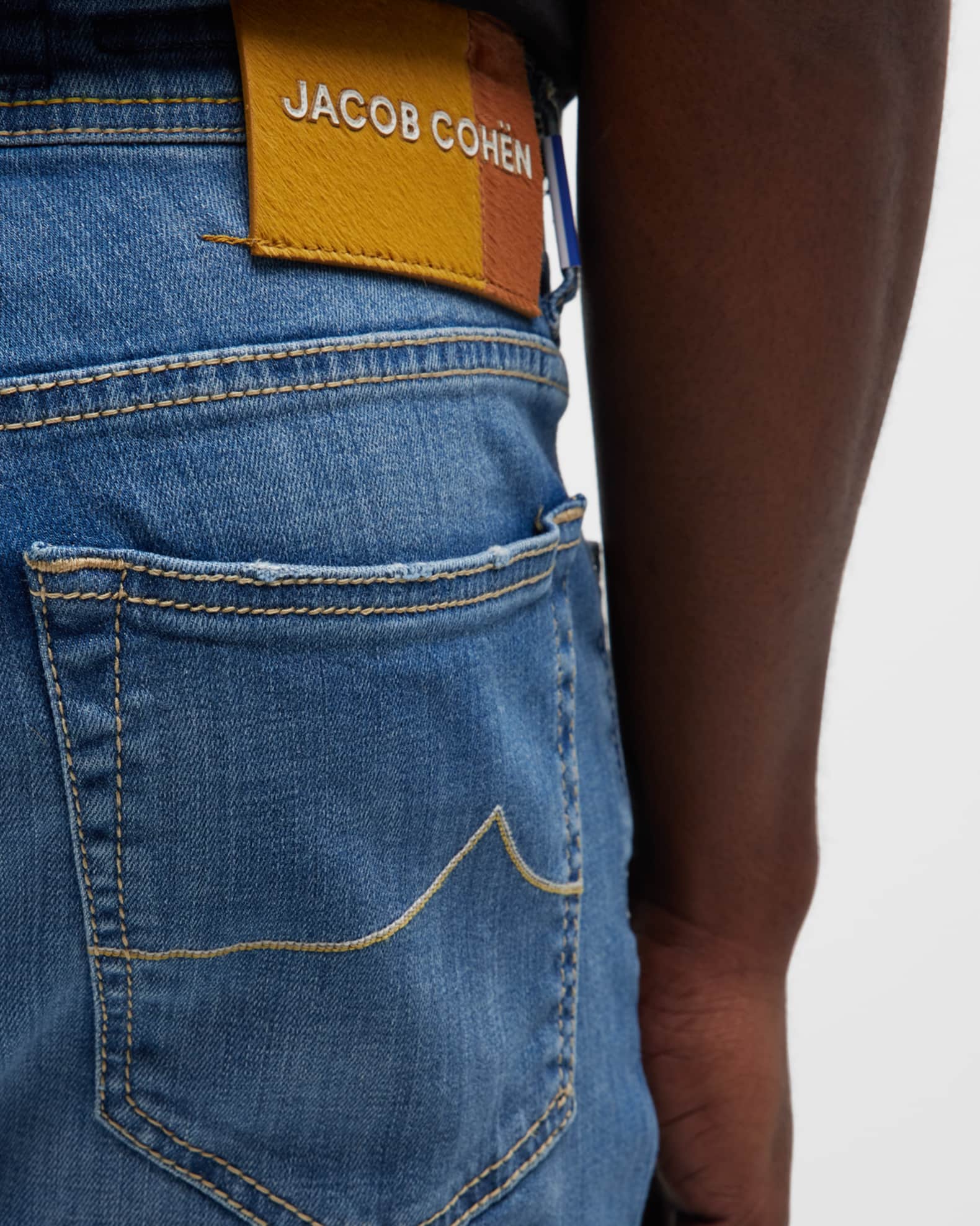 Jacob Cohen Men's Slim Fit Stretch Denim Jeans | Neiman Marcus