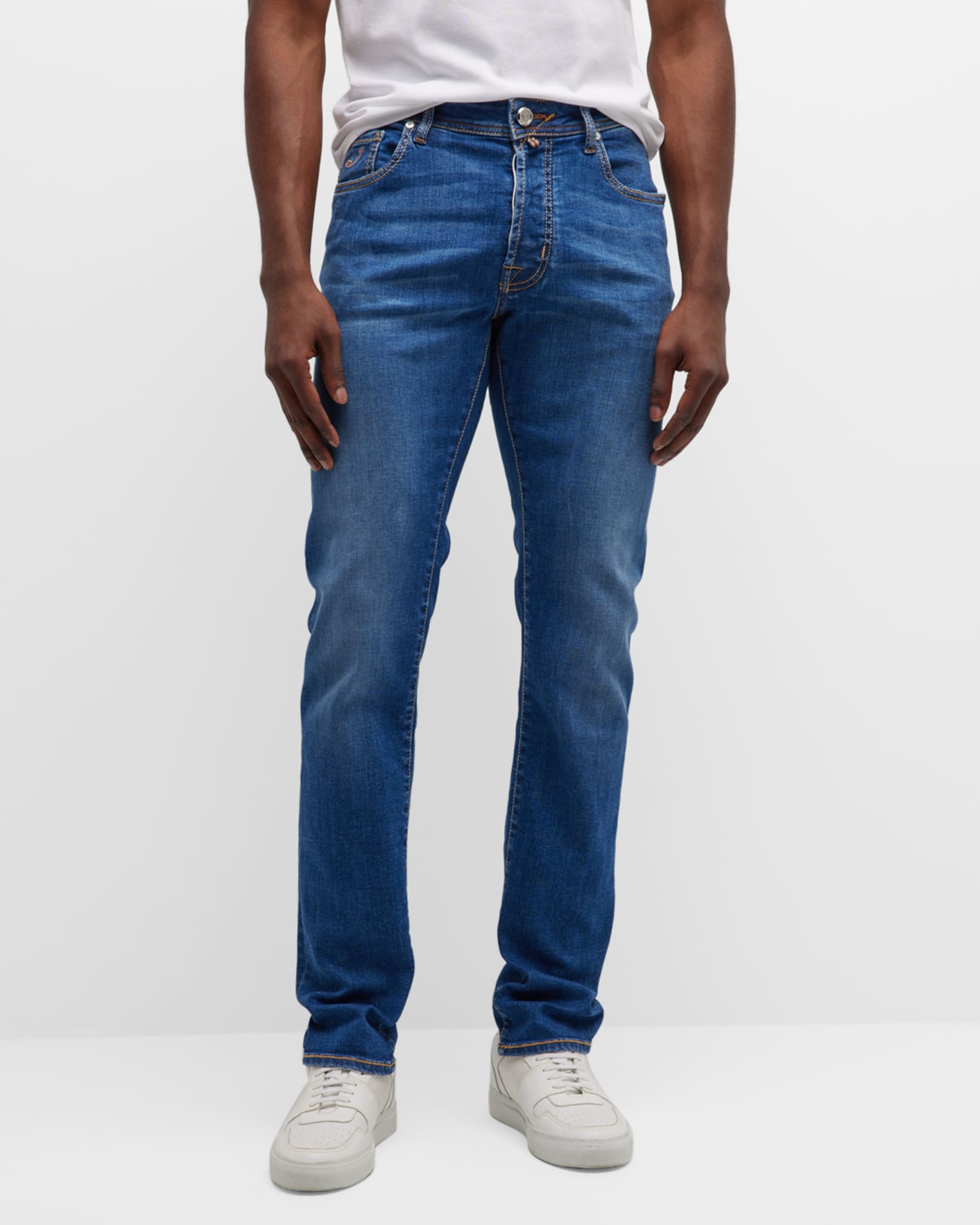 reservering plug Clip vlinder Jacob Cohen Men's Slim Fit Stretch Denim Jeans | Neiman Marcus