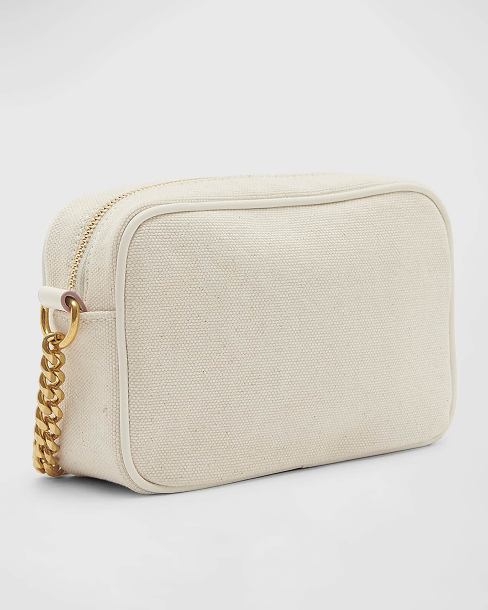 Balmain B Army Logo Canvas Camera Crossbody Bag Neiman Marcus