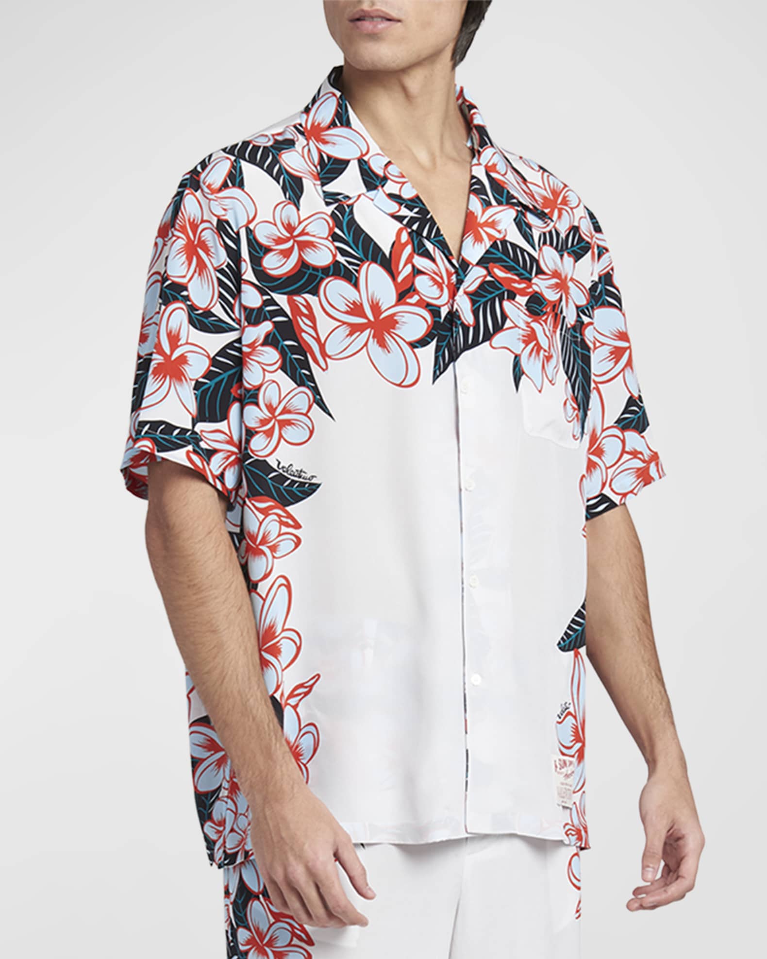 Top-selling item] Versace Monogram Gold Logo Hawaiian Shirt Beach Shorts  And Flip Flops