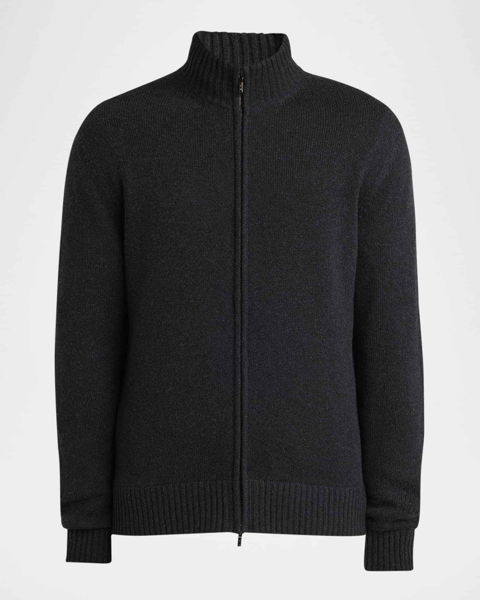 Men's Cashmere Parksville Full-Zip Sweater 0