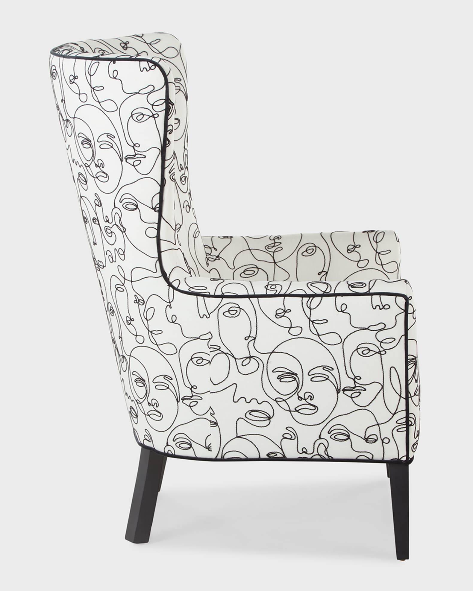 Massoud Koah Wing Chair Neiman Marcus