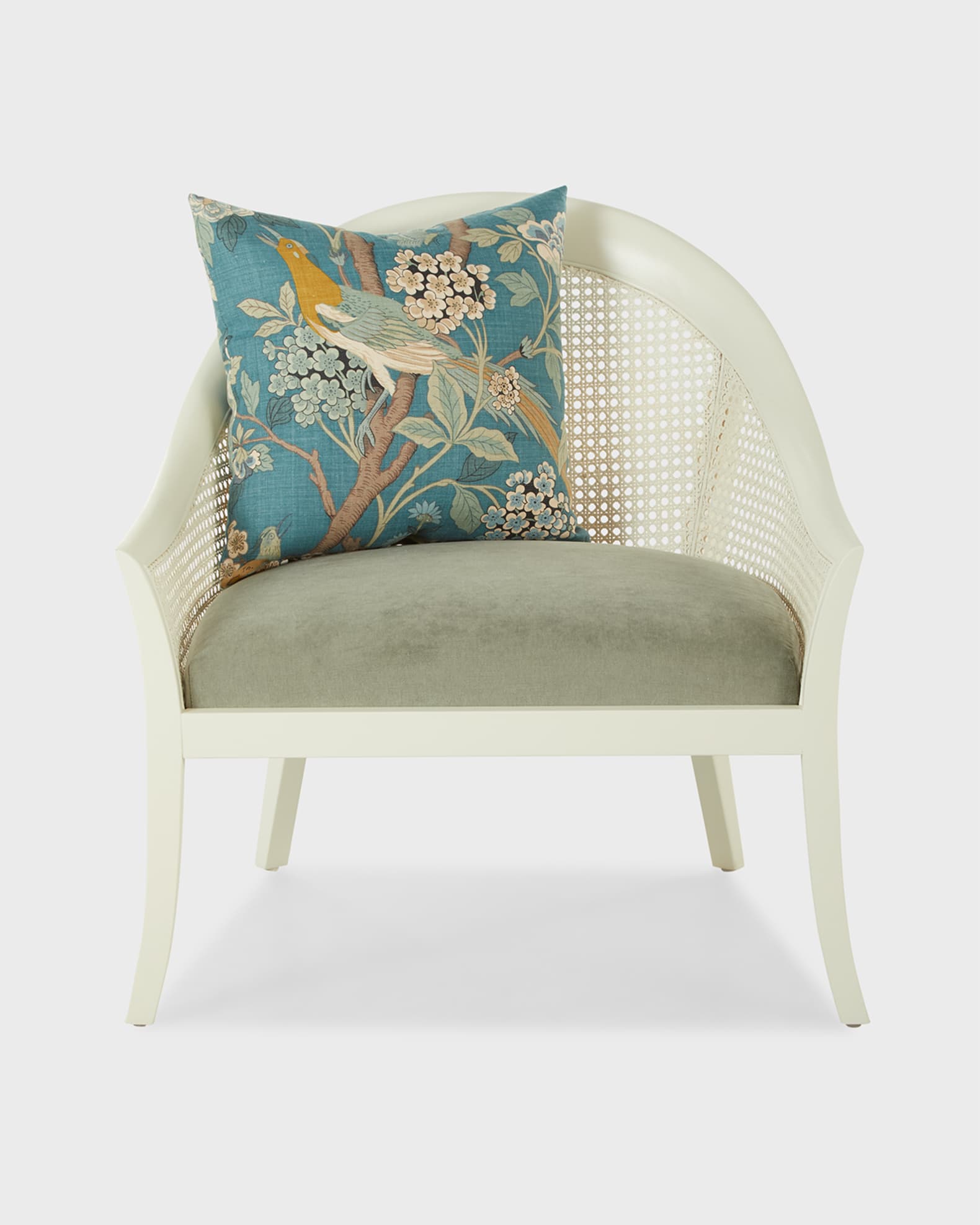 Welles Accent Cane Chair  1