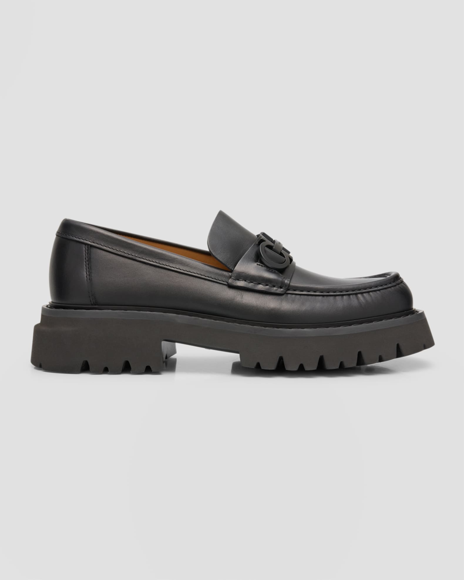 ferragamo chunky loafers